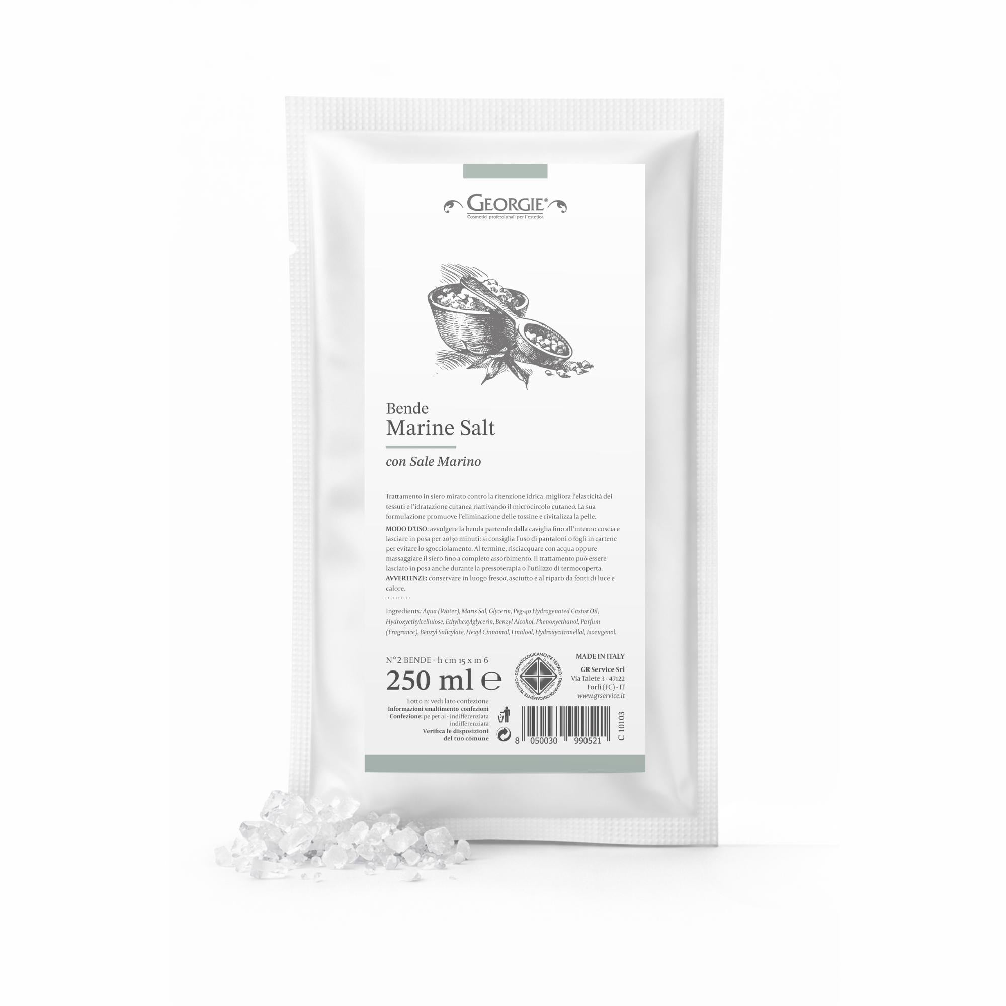 Georgie Bendaggio Marin Salt Trattamento Sale Marino - 2 Bende in 250ml