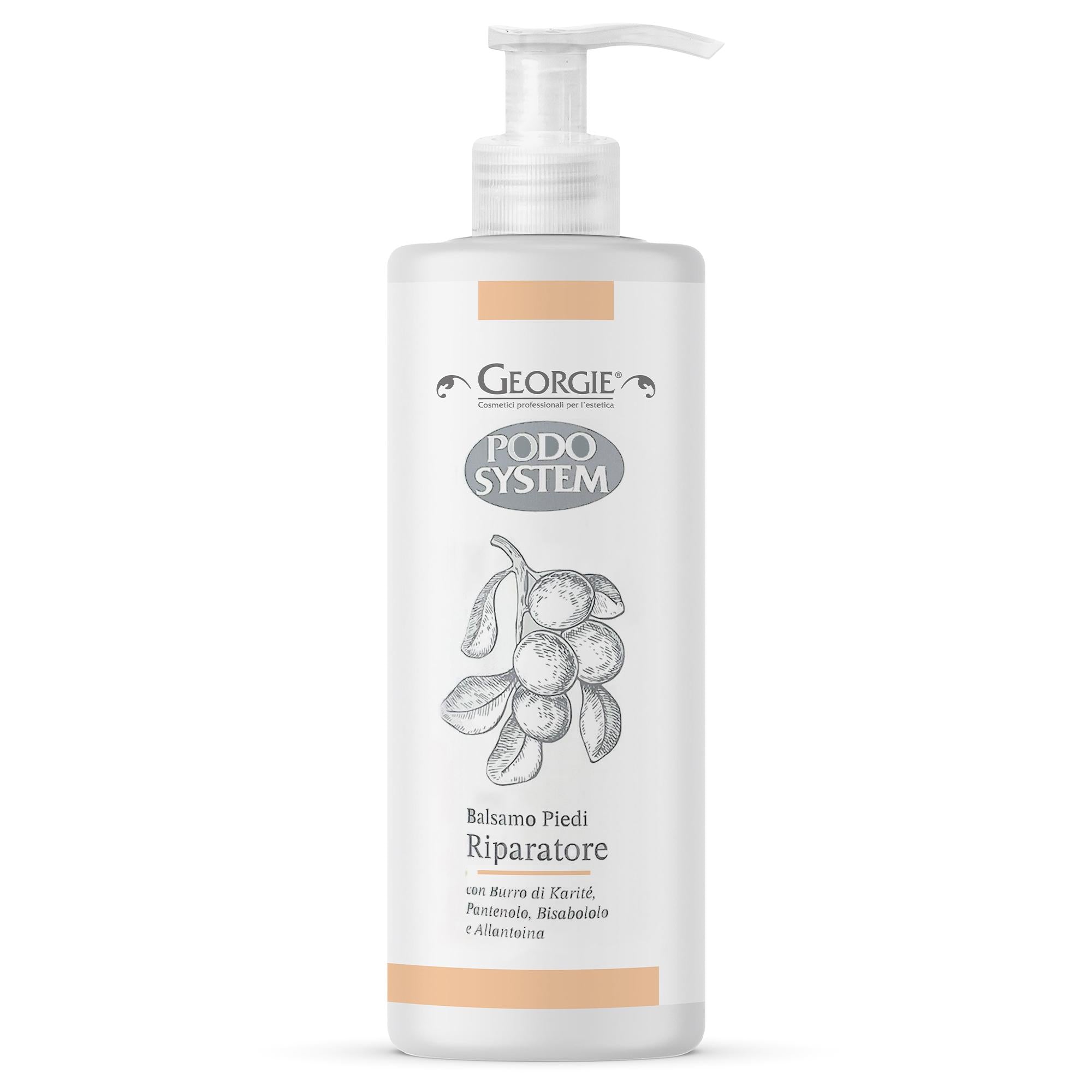 Georgie Balsamo Riparatore Piedi con Burro di Karité - 500ml