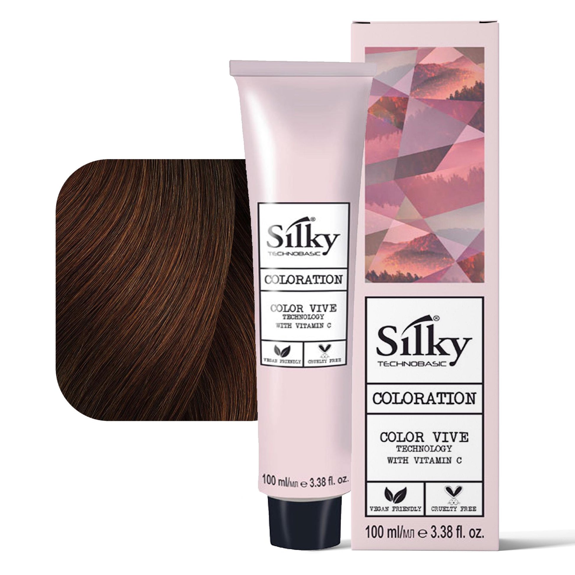Silky Technobasic Coloration Tintura per Capelli 100ml - 5.4