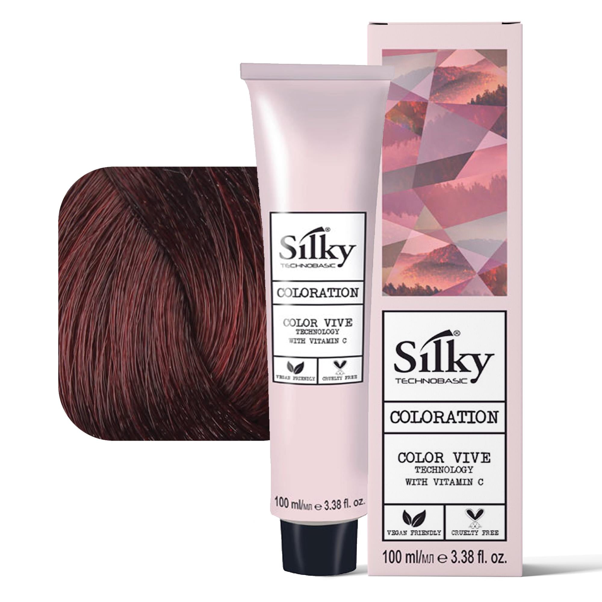 Silky Technobasic Coloration Tintura per Capelli 100ml - 5.6