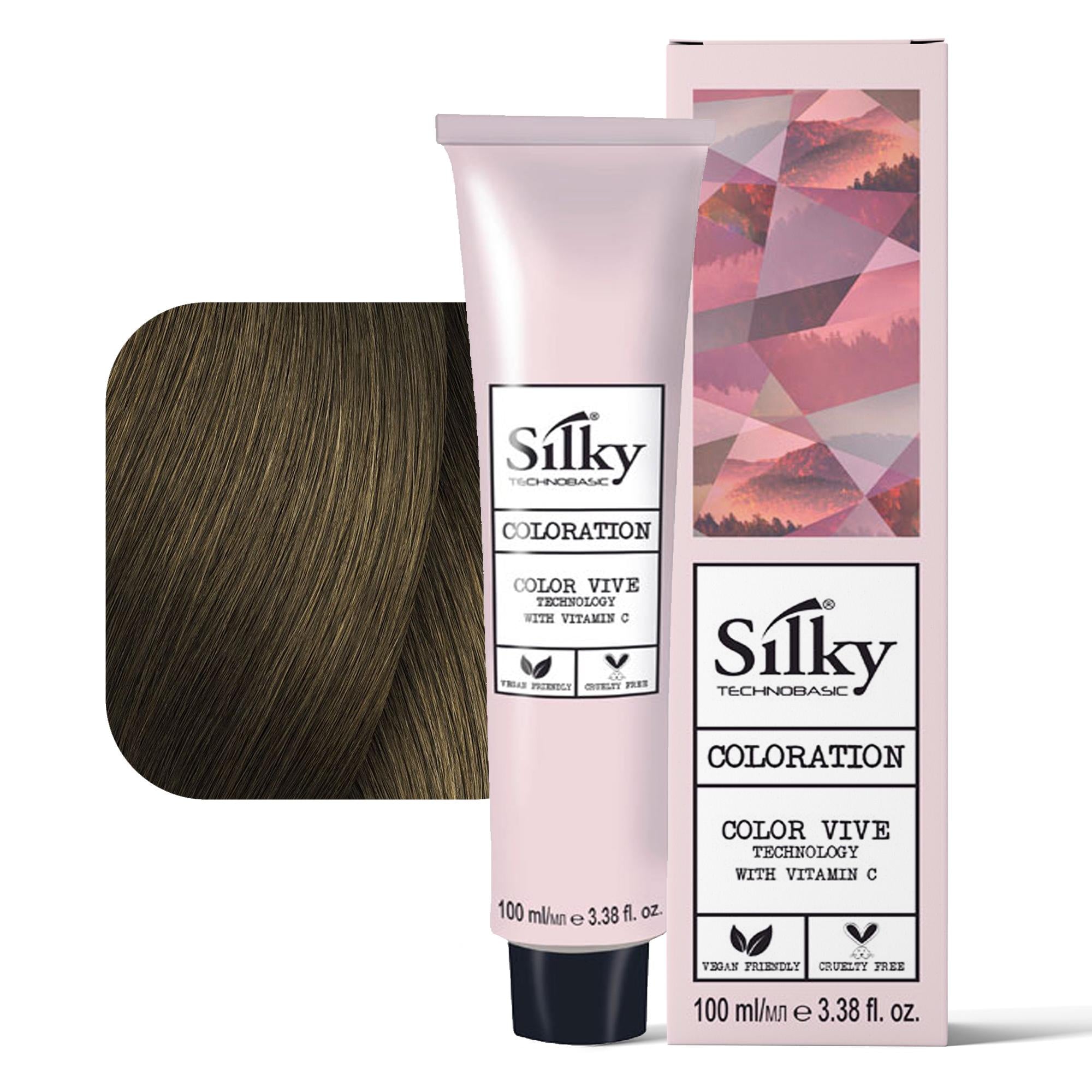 Silky Technobasic Coloration Tintura per Capelli 100ml - 6.3