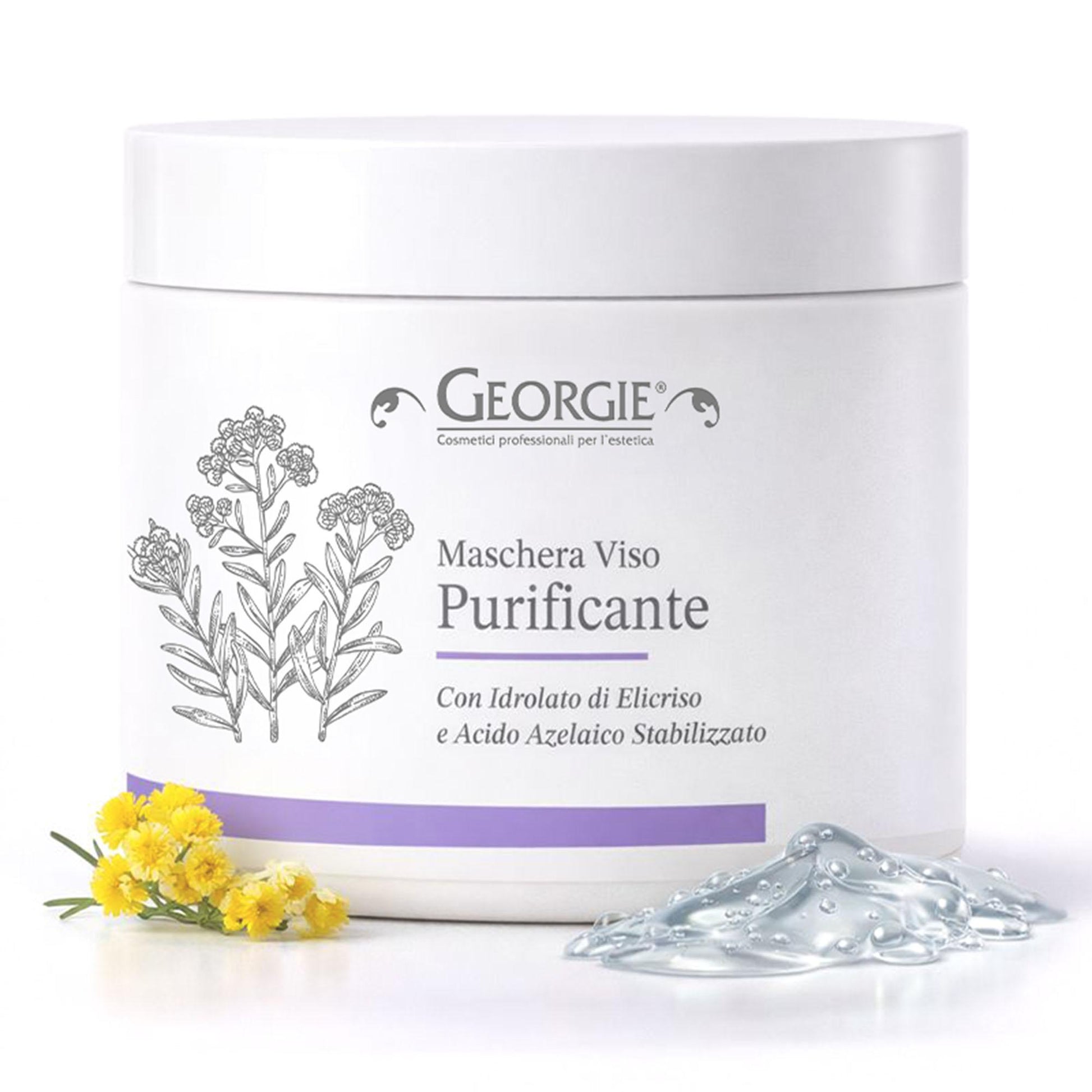 Georgie Maschera Viso in Crema Purificante con Acido Azelaico - 250ml