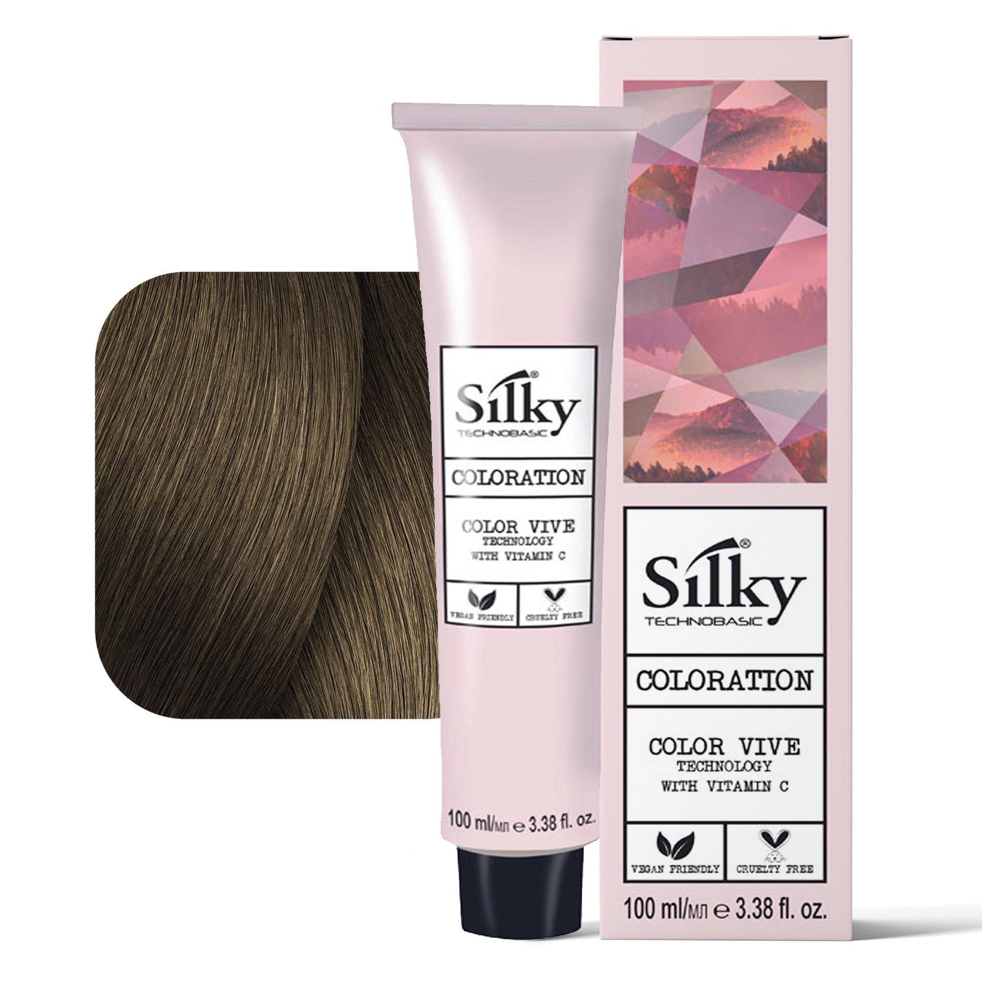 Silky Technobasic Coloration Tintura per Capelli 100ml - 7.0