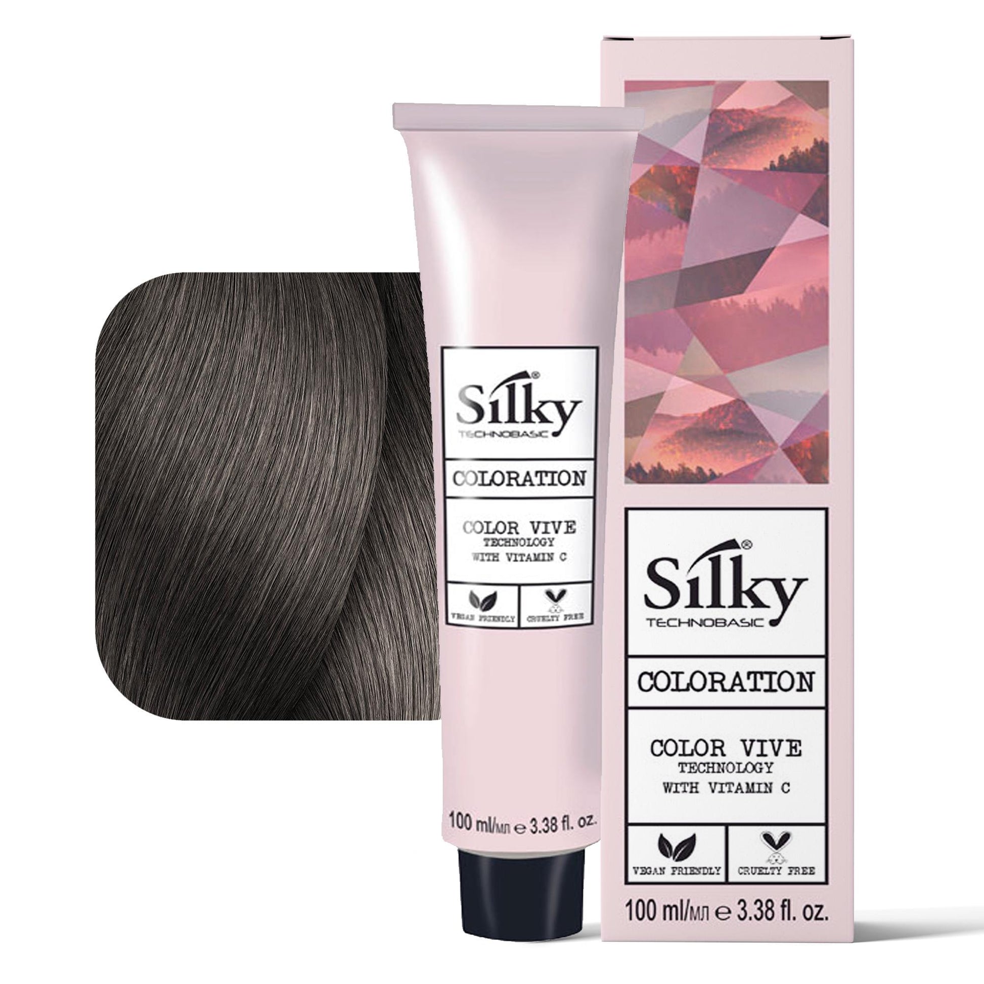 Silky Technobasic Coloration Tintura per Capelli 100ml - 7.11