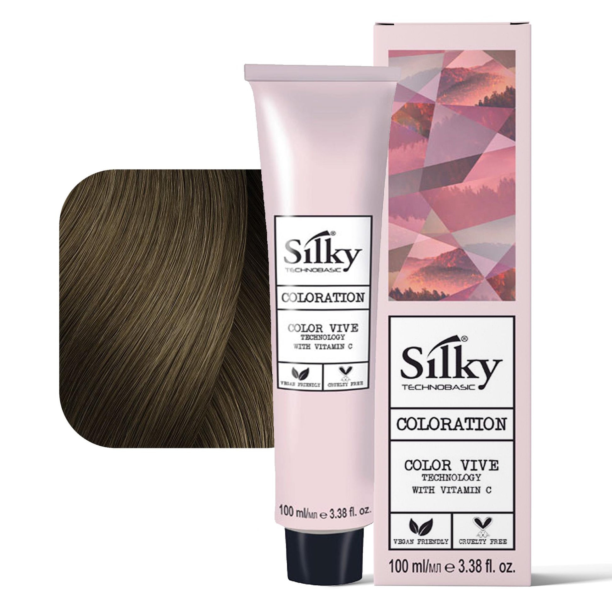 Silky Technobasic Coloration Tintura per Capelli 100ml - 7.13