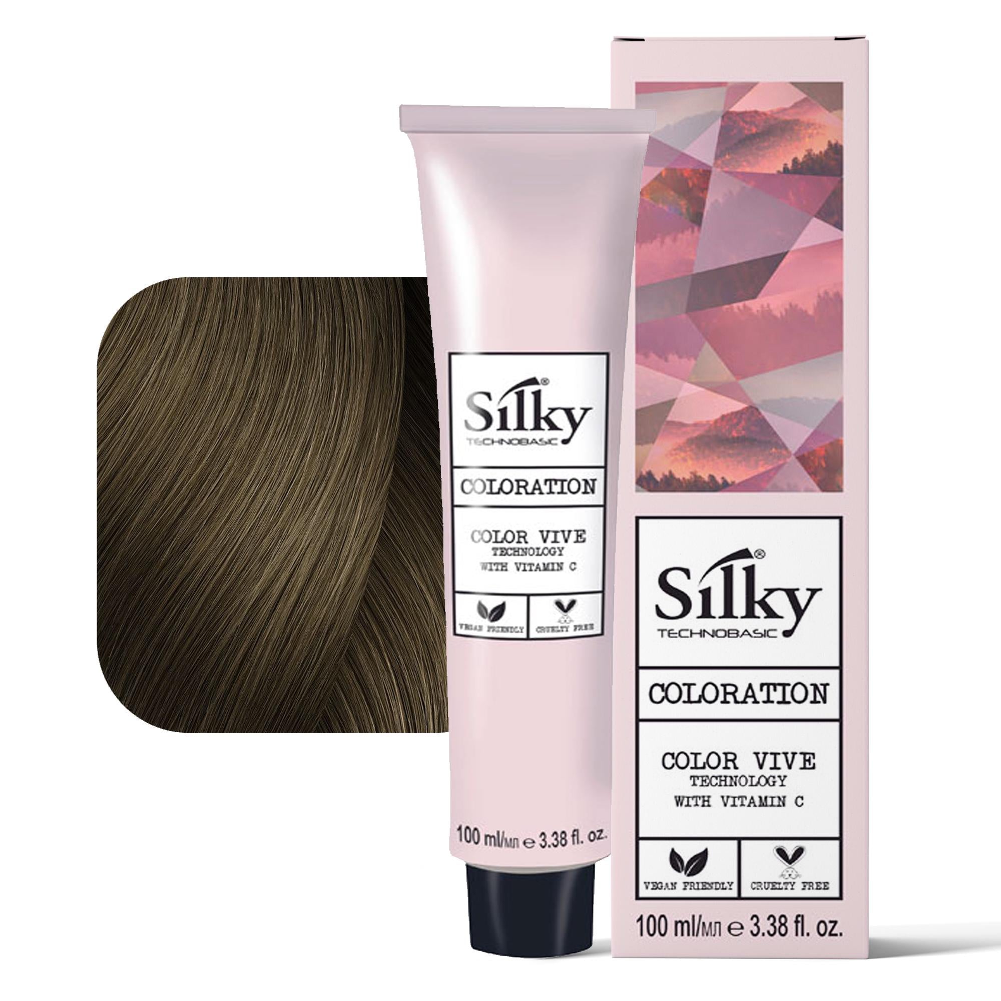 Silky Technobasic Coloration Tintura per Capelli 100ml - 7.13