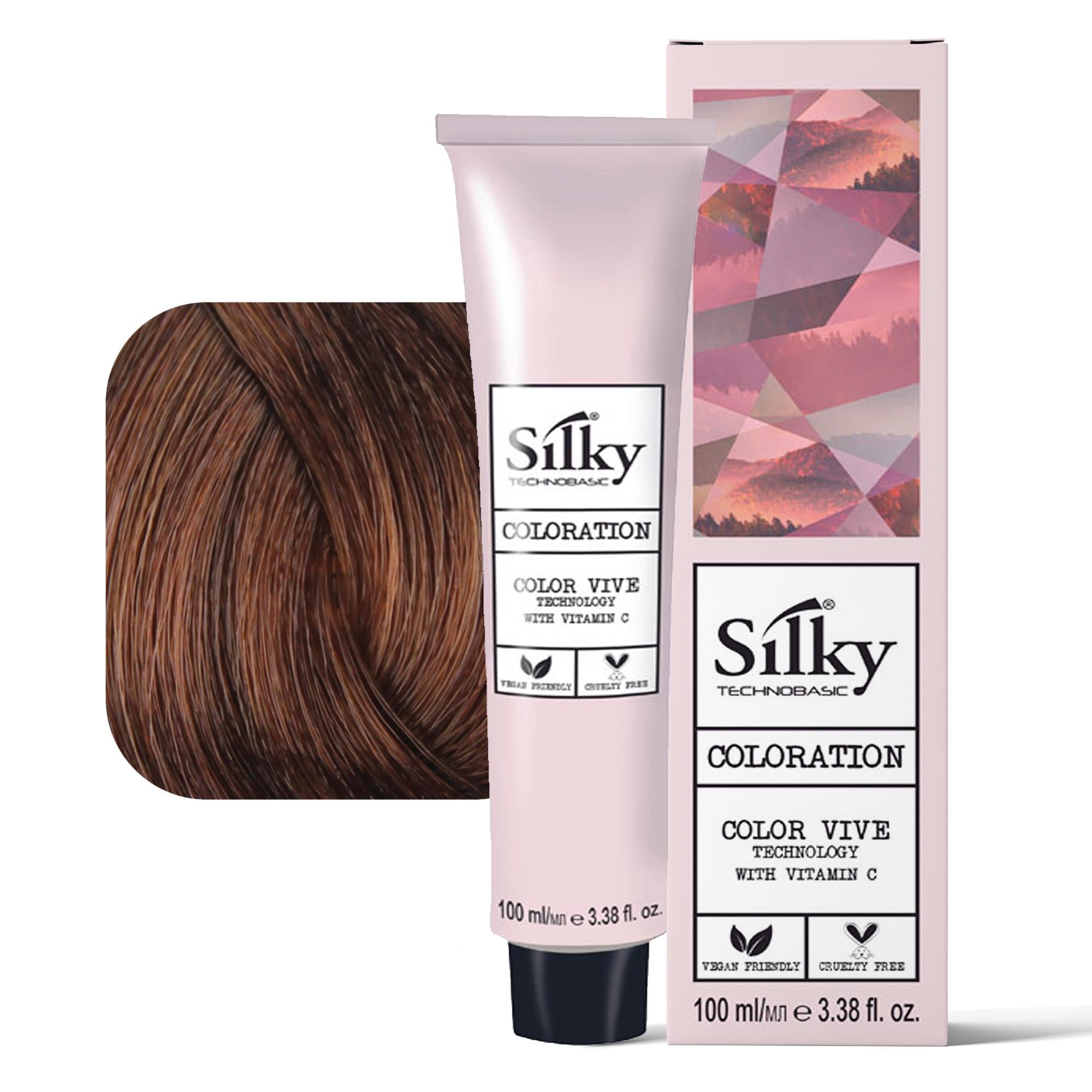 Silky Technobasic Coloration Tintura per Capelli 100ml - 7.34