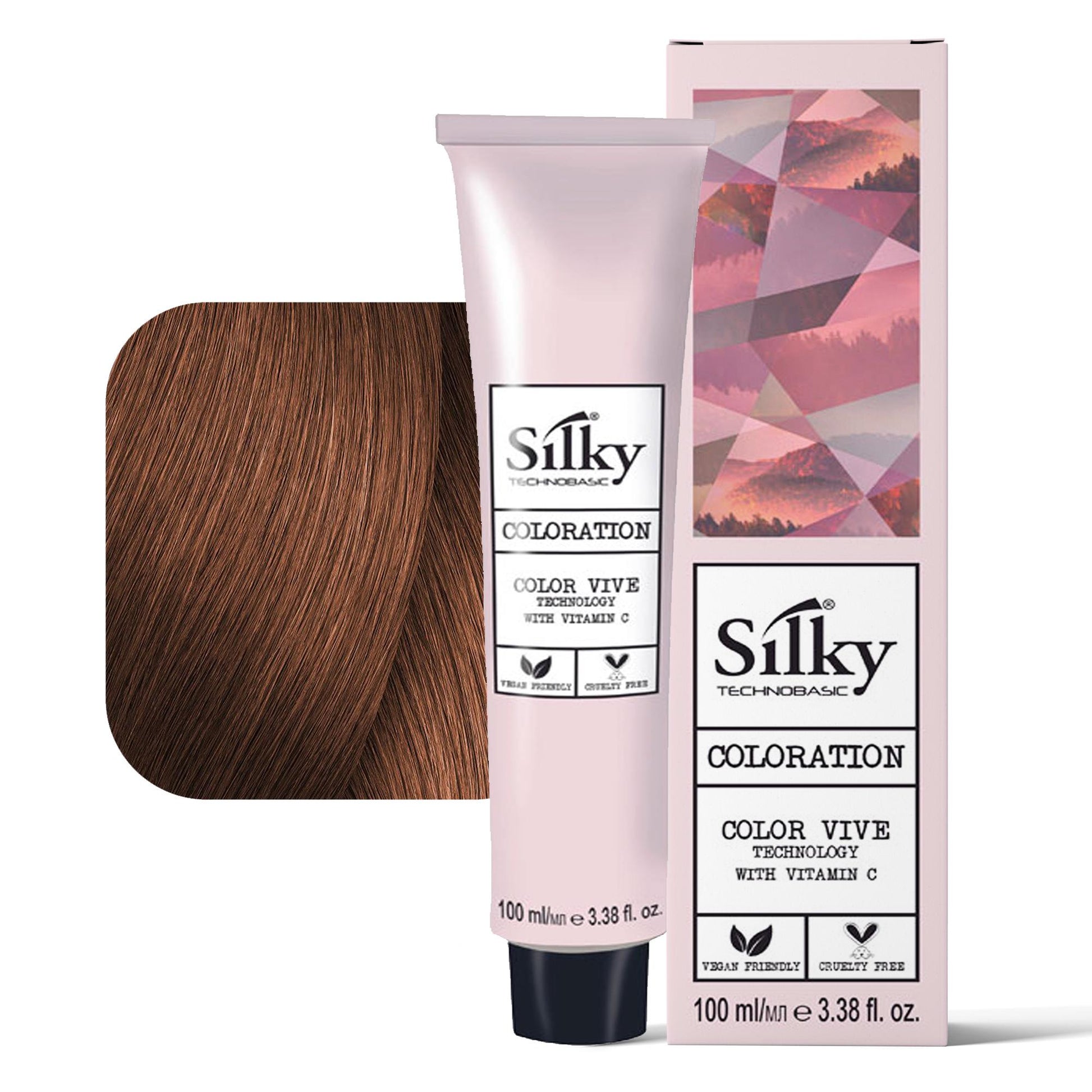 Silky Technobasic Coloration Tintura per Capelli 100ml - 7.35