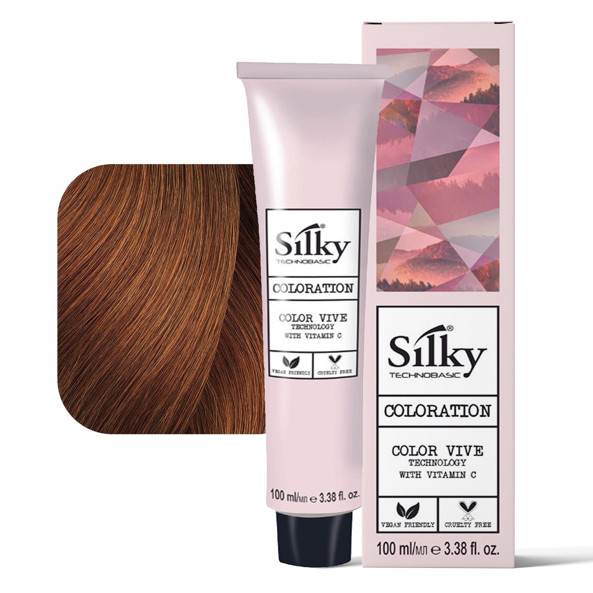 Silky Technobasic Coloration Tintura per Capelli 100ml - 7.4