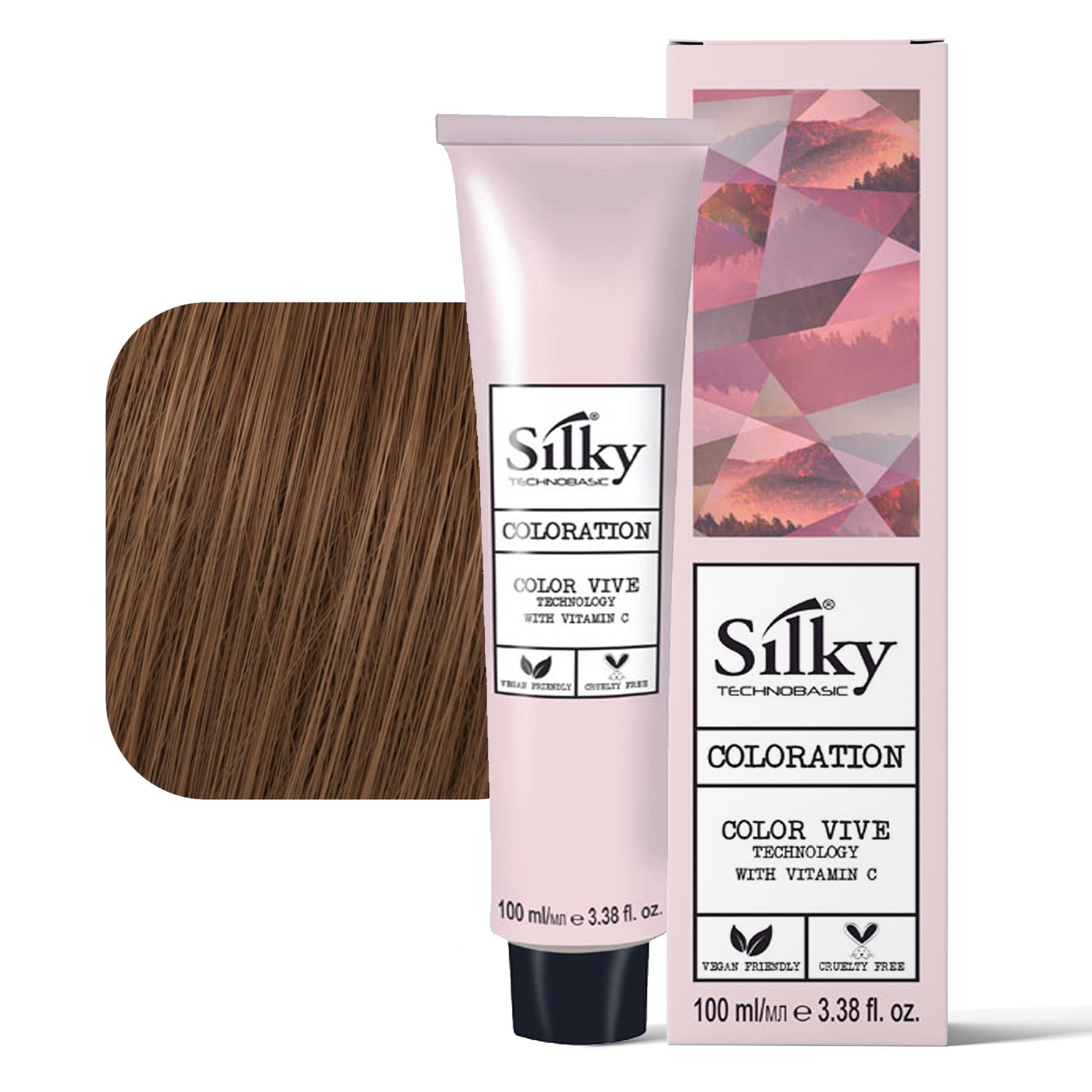 Silky Technobasic Coloration Tintura per Capelli 100ml - 7.71