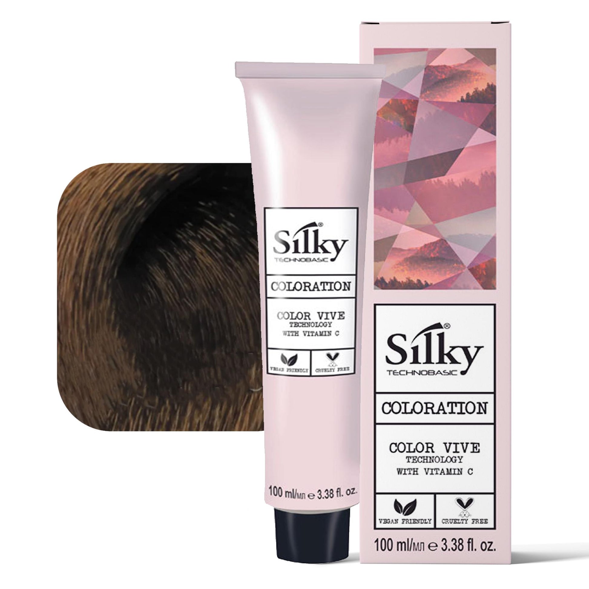 Silky Technobasic Coloration Tintura per Capelli 100ml - 7.74