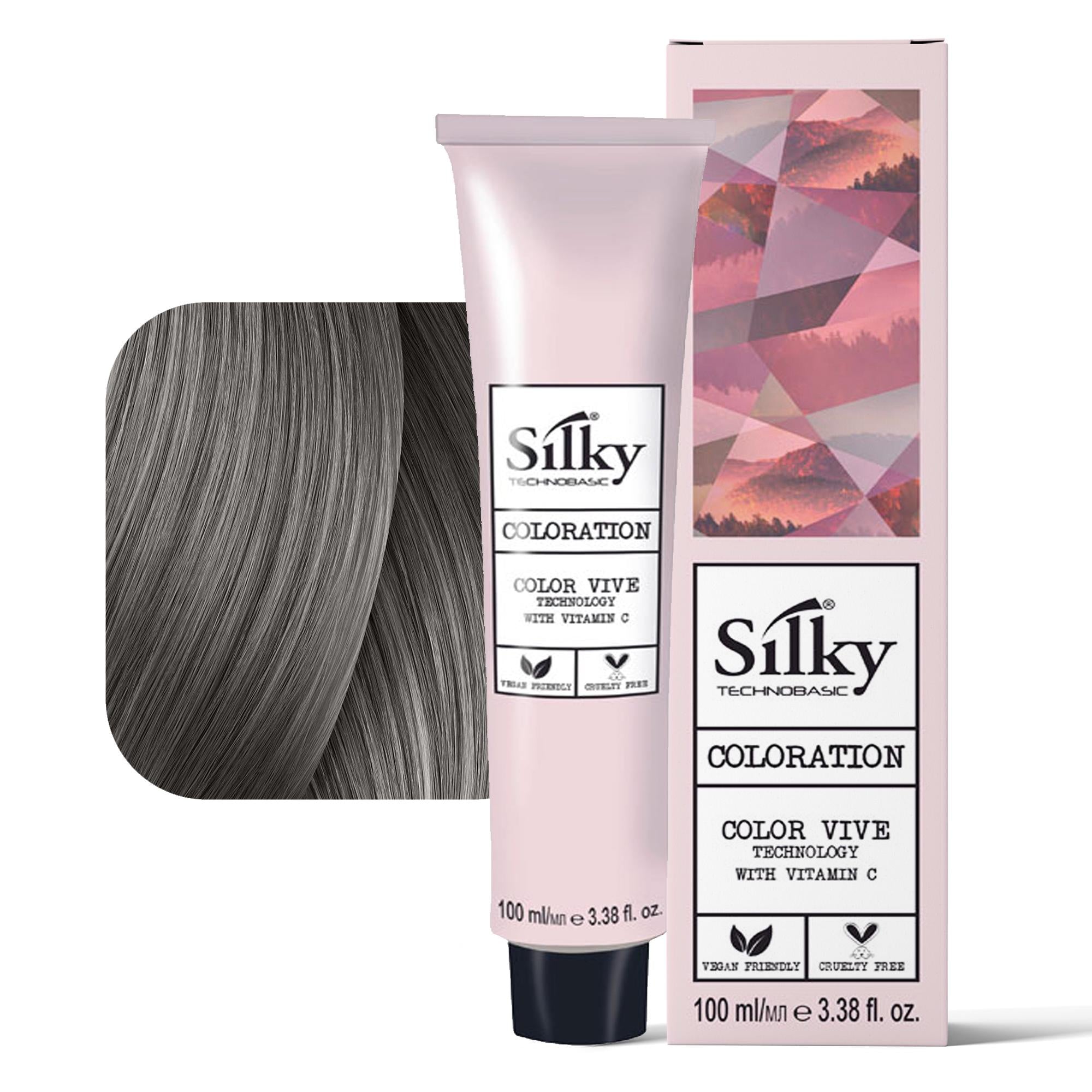 Silky Technobasic Coloration Tintura per Capelli 100ml - 8.11