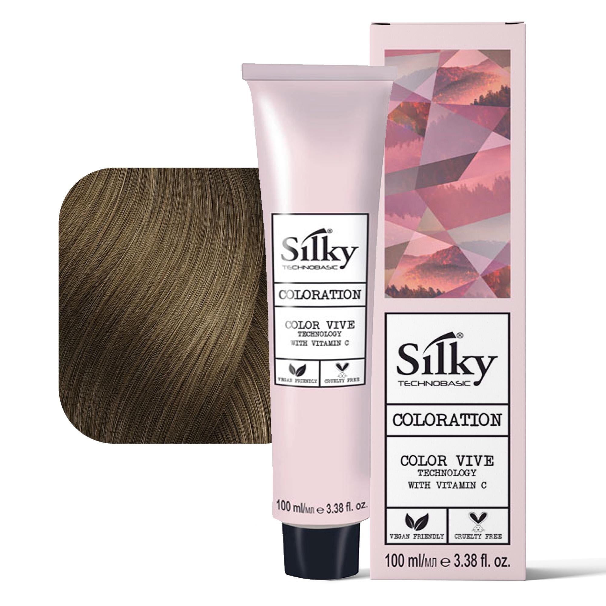 Silky Technobasic Coloration Tintura per Capelli 100ml - 8.13