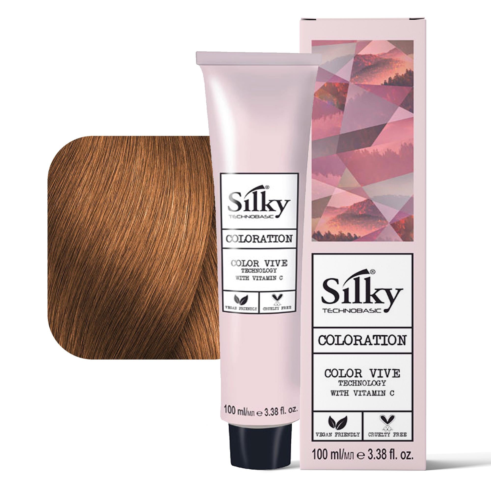 Silky Technobasic Coloration Tintura per Capelli 100ml - 8.34