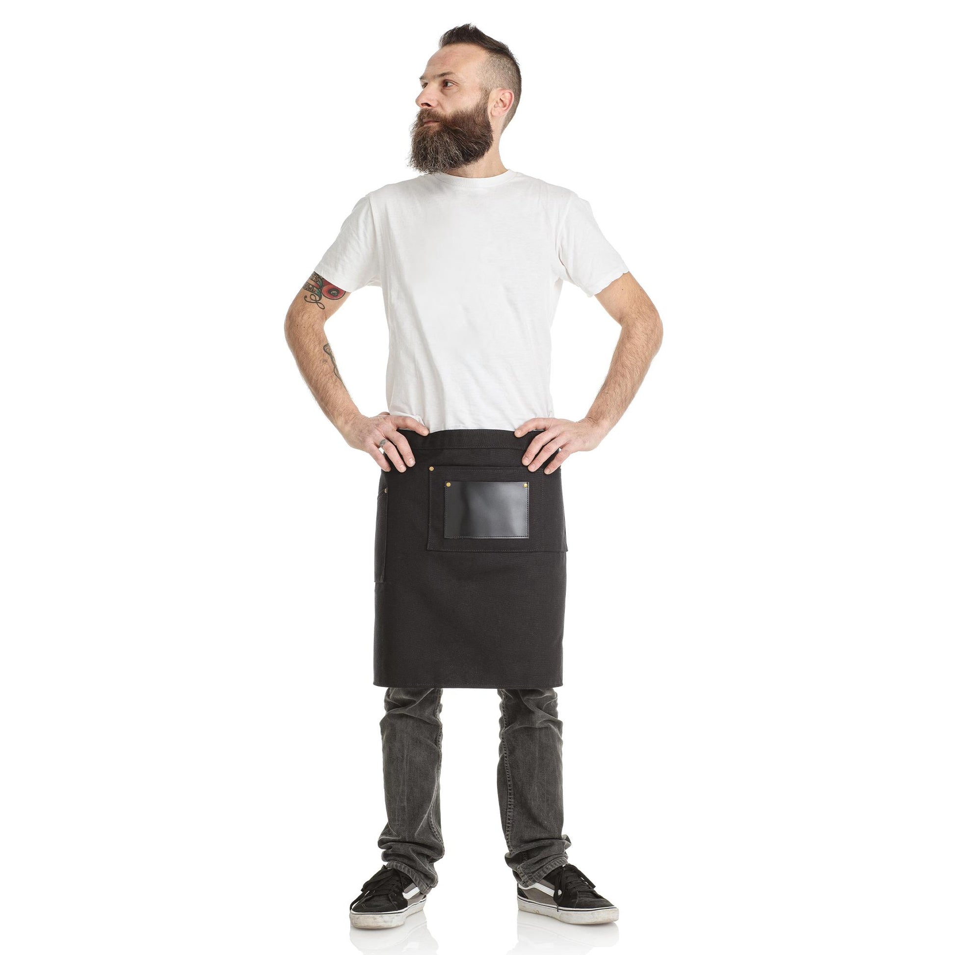 The Barber Grembiule per Barbiere Denim Lucas