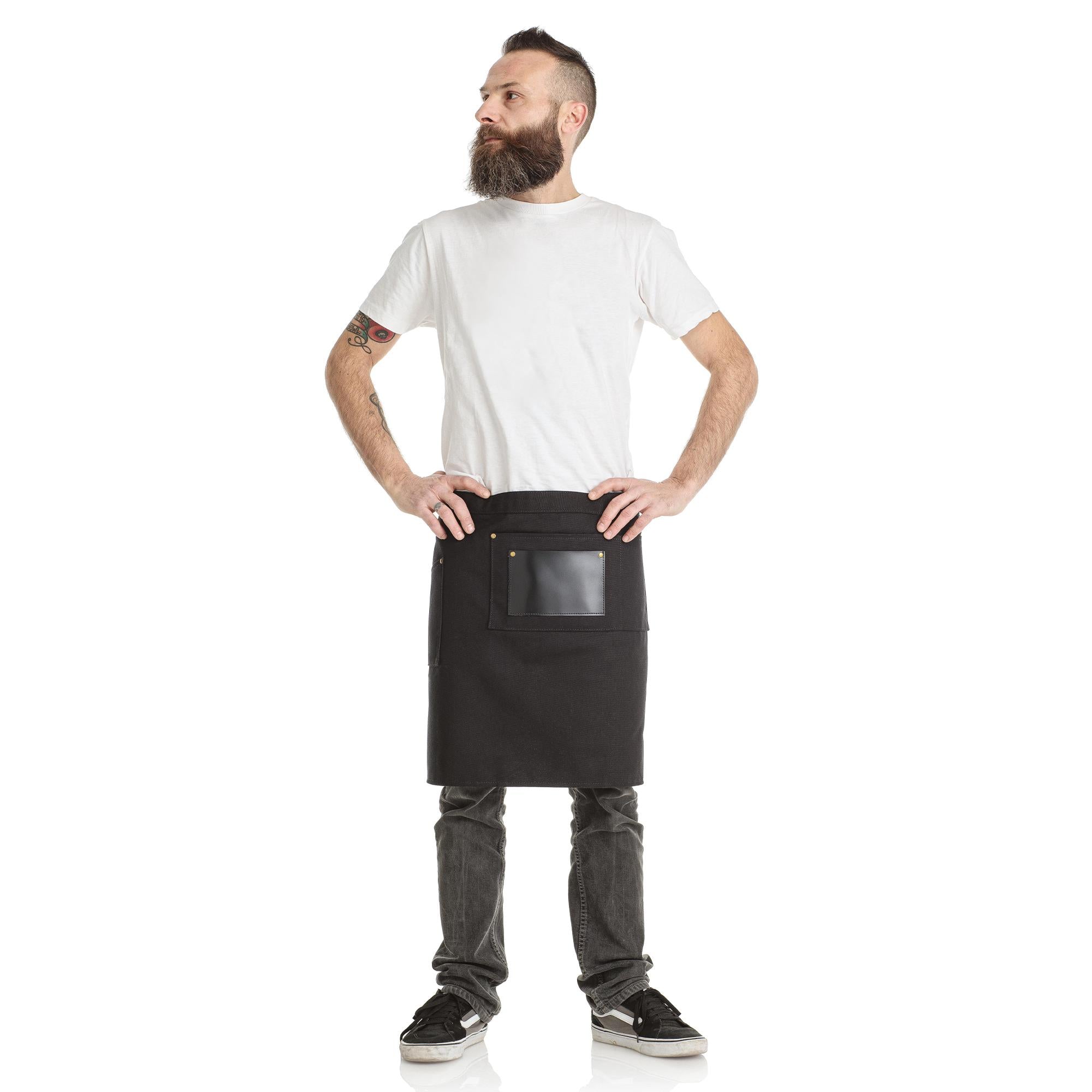 The Barber Grembiule per Barbiere Denim Lucas