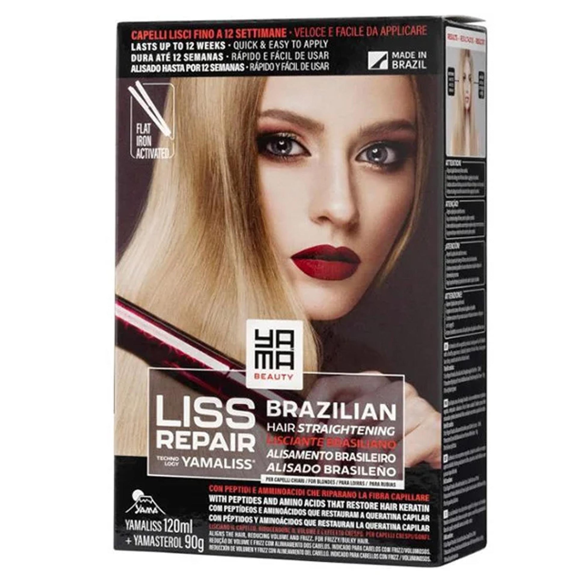 Yama Beauty Liss Repair Kit Stiratura Brasiliano per Capelli Chiari