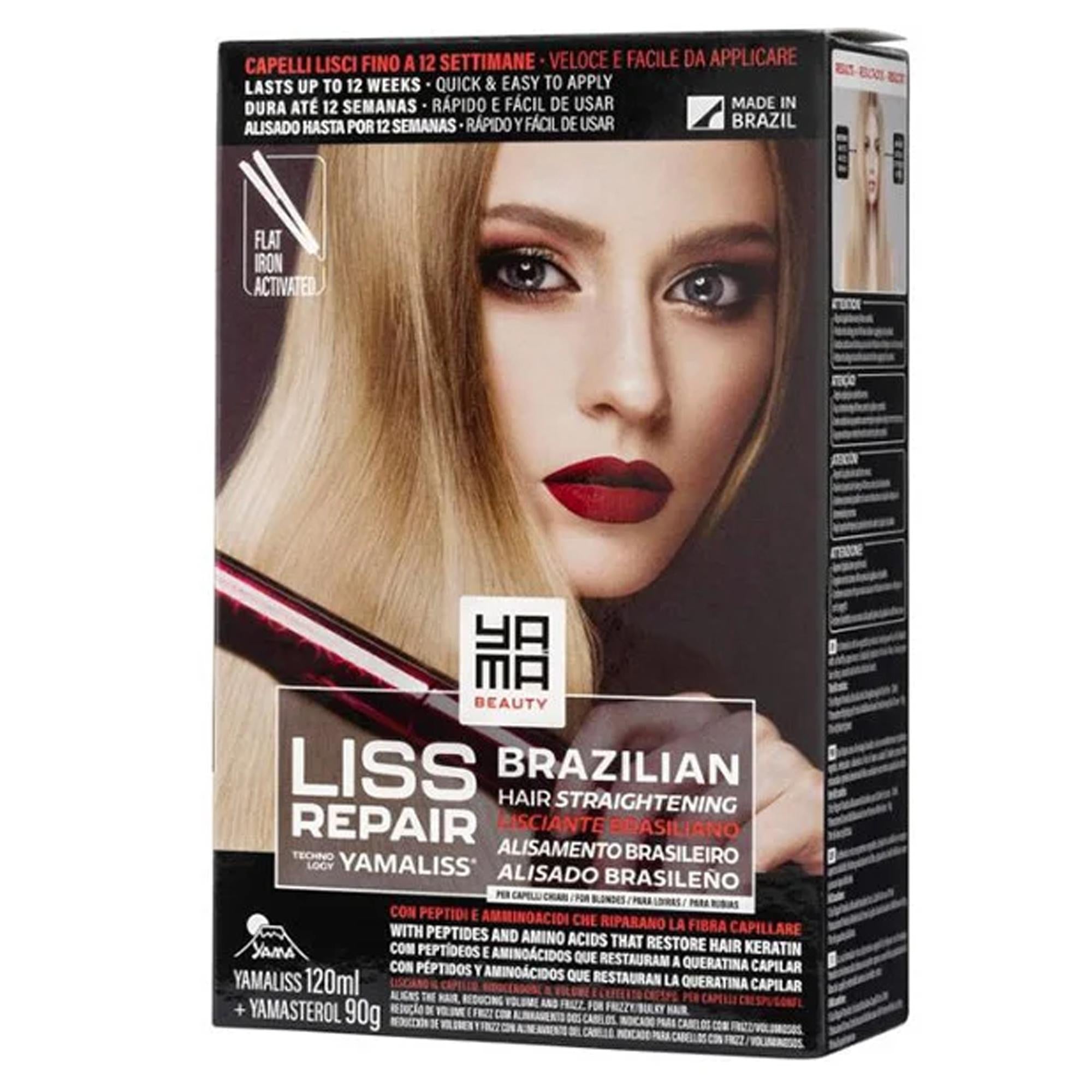 Yama Beauty Liss Repair Kit Stiratura Brasiliano per Capelli Chiari