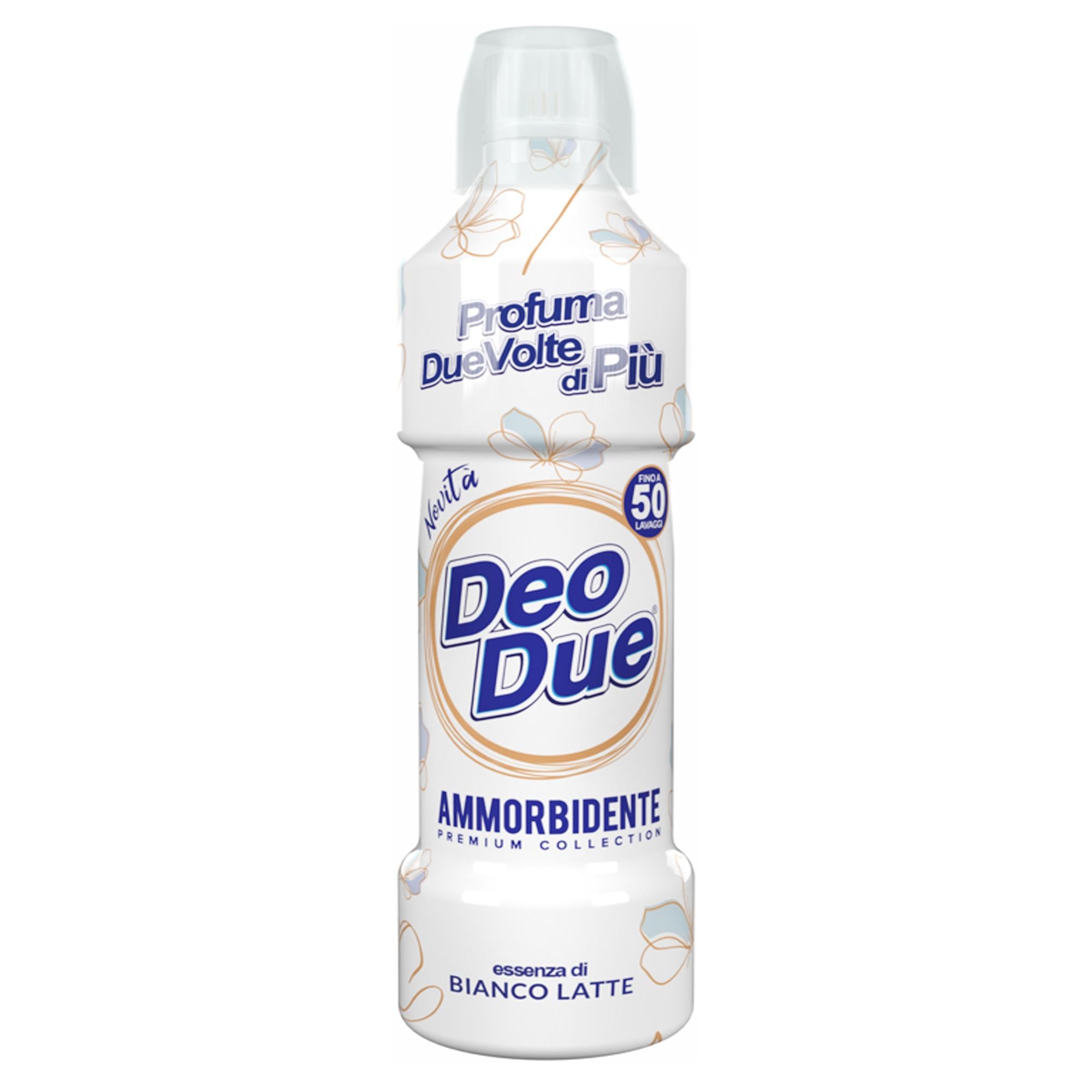 Deo Due Ammorbidente Premium 1000ml - Bianco Latte