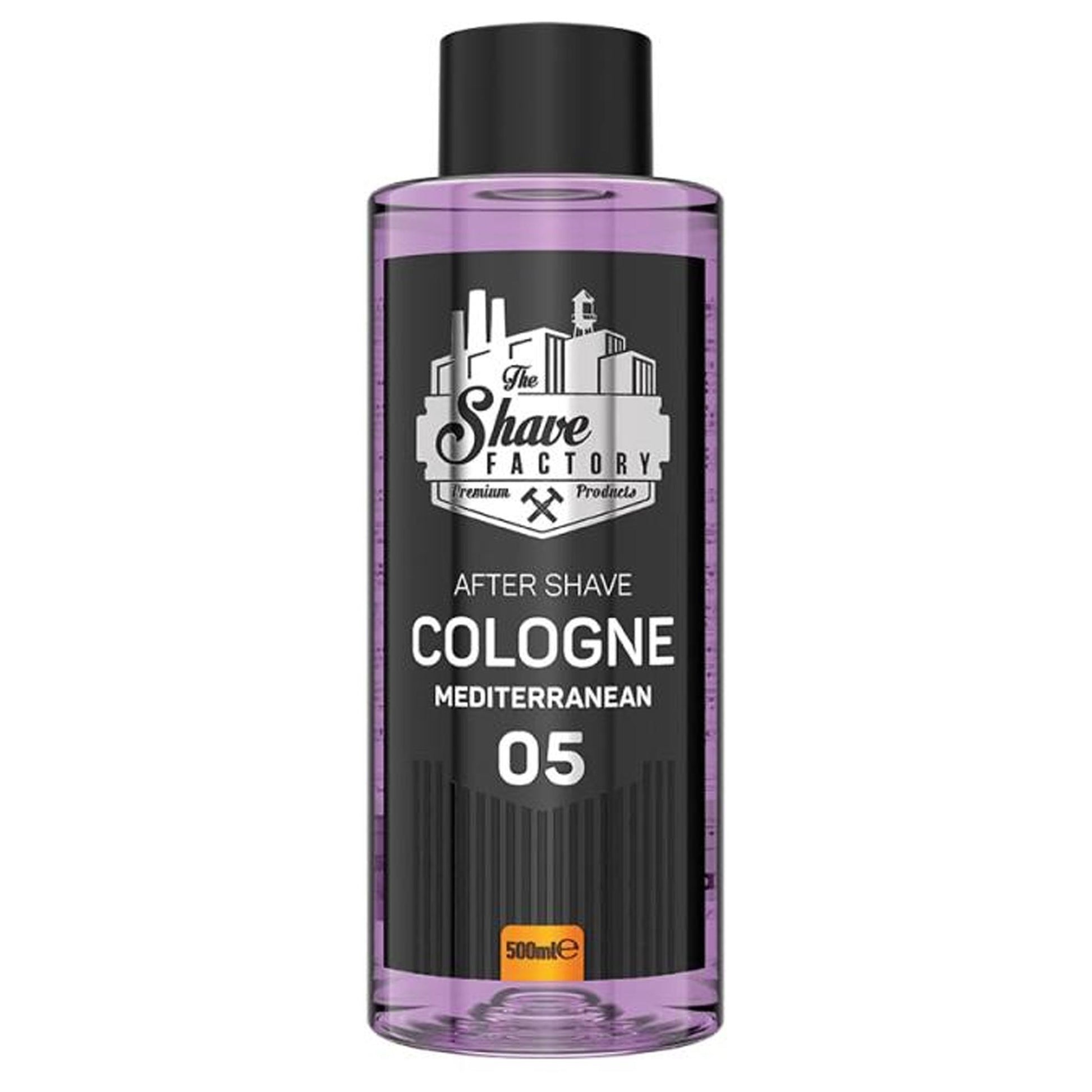The Shave Factory After Shave Cologne 500ml - 05 Mediterranean