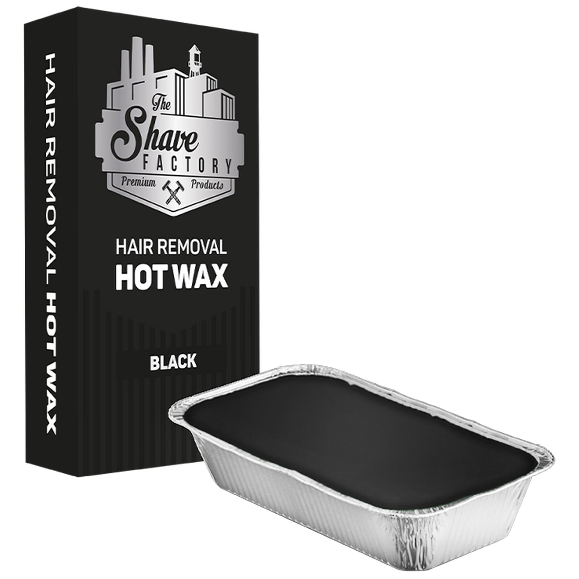 The Shave Factory Hair Removal Cera Epilatoria a Caldo 500gr - Black