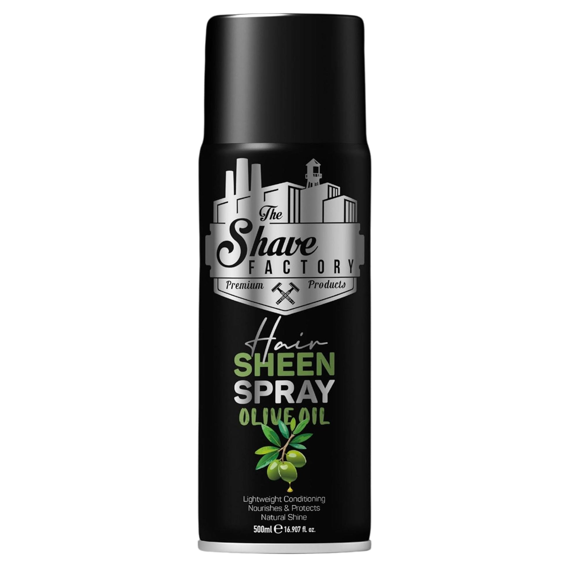 The Shave Factory Sheen Spray Lucidante per Capelli 500ml - Olive Oil