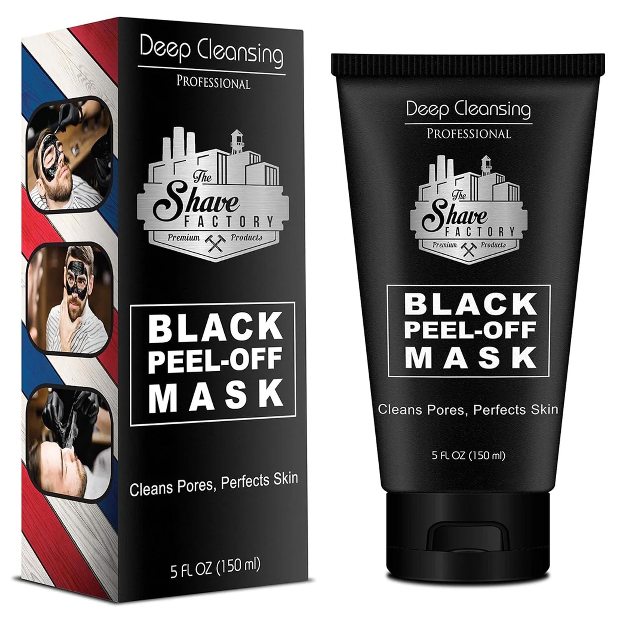 The Shave Factory Peel-Off Black Mask - 150ml