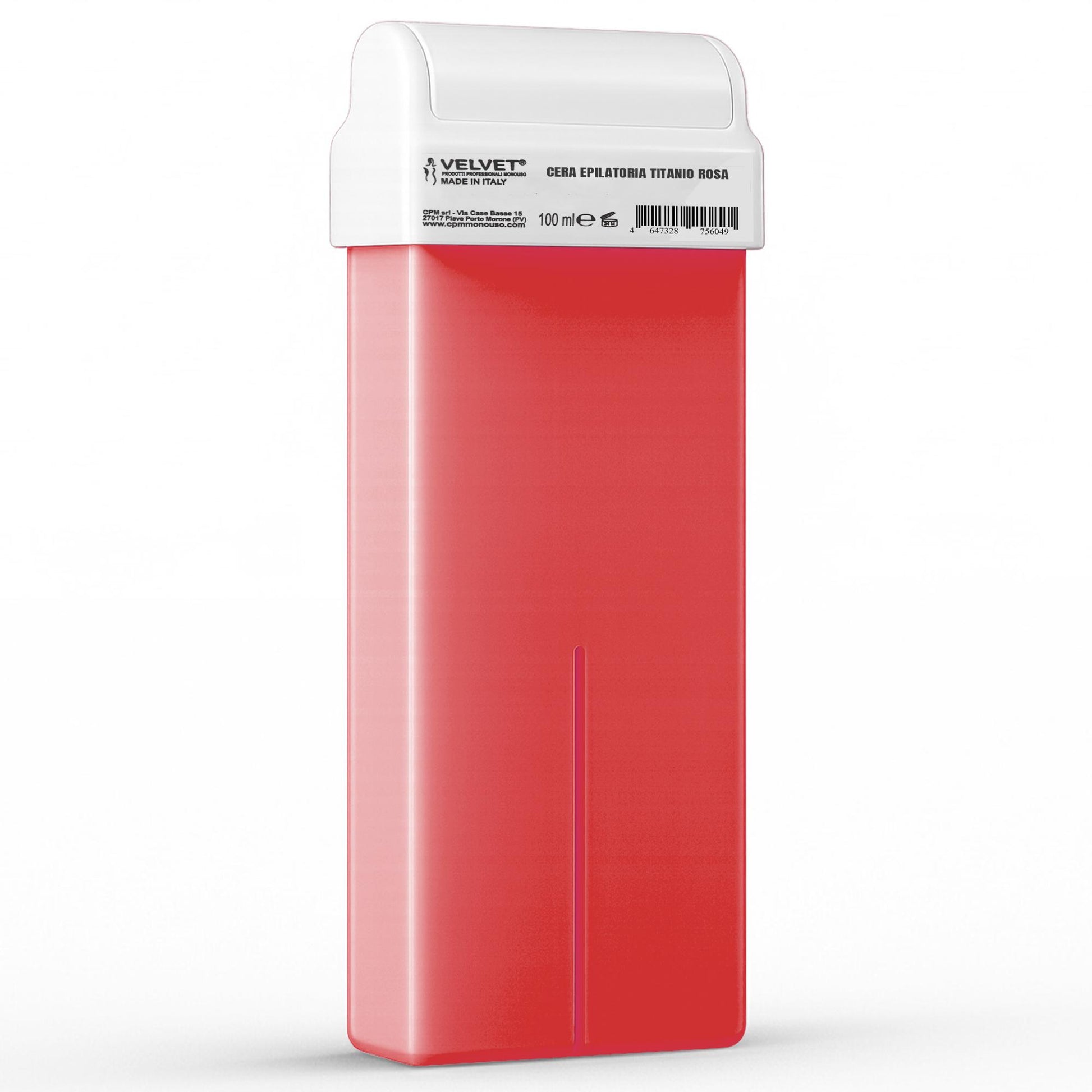 Velvet Rullo Cera Depilatoria 100ml - Titanio Rosa