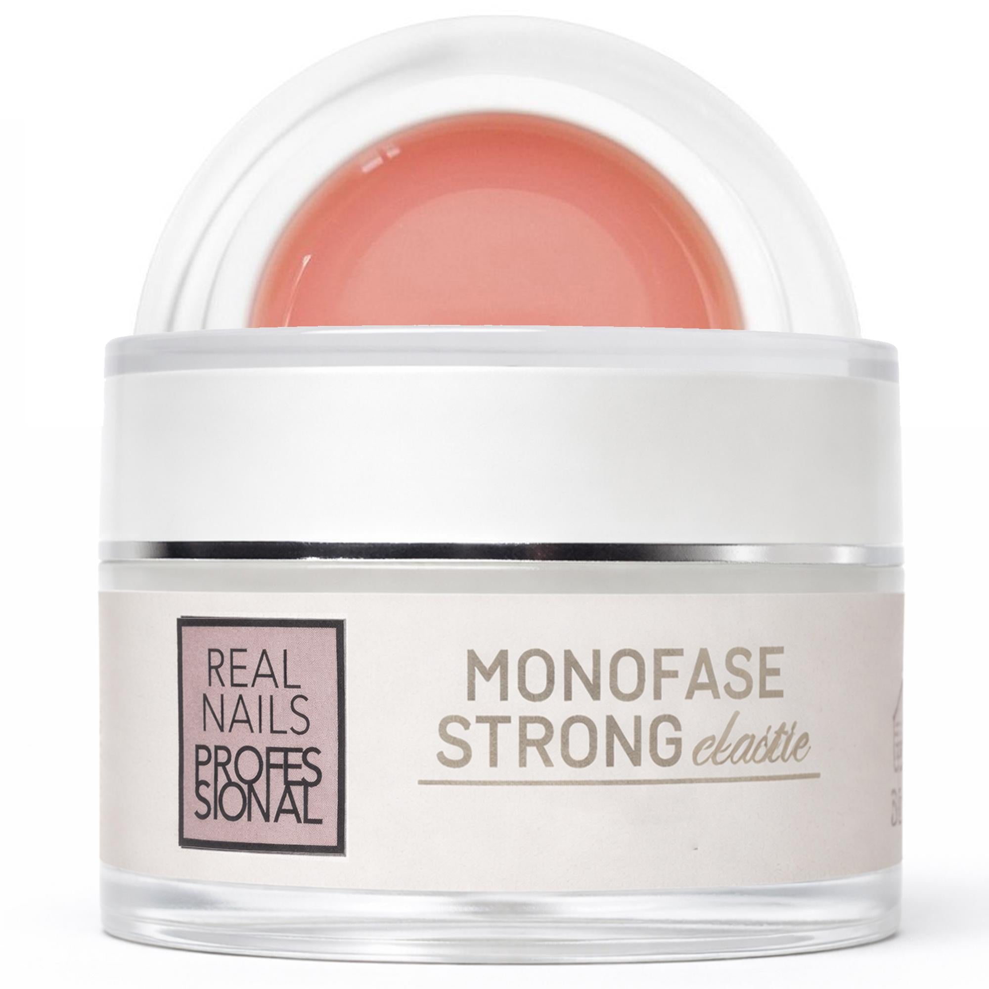 Real Nails Professional Gel Strong Elastic 50ml - Milk Rose