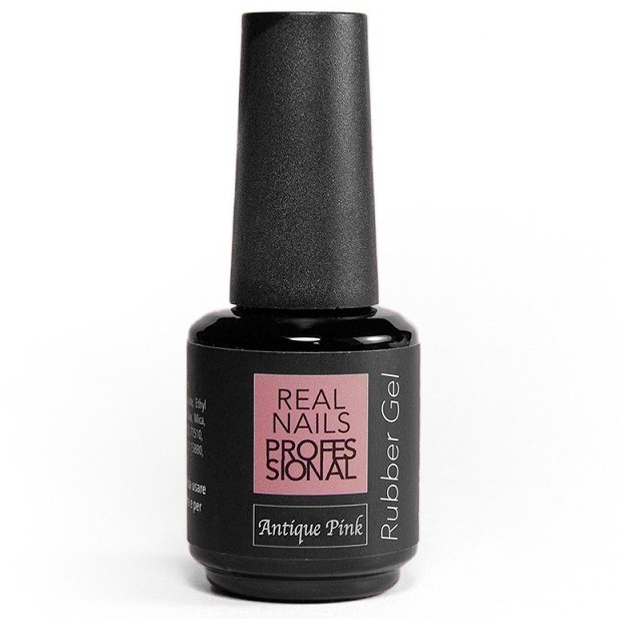 Real Nails Professional Gel Base Rubber 15ml - Antique Pink