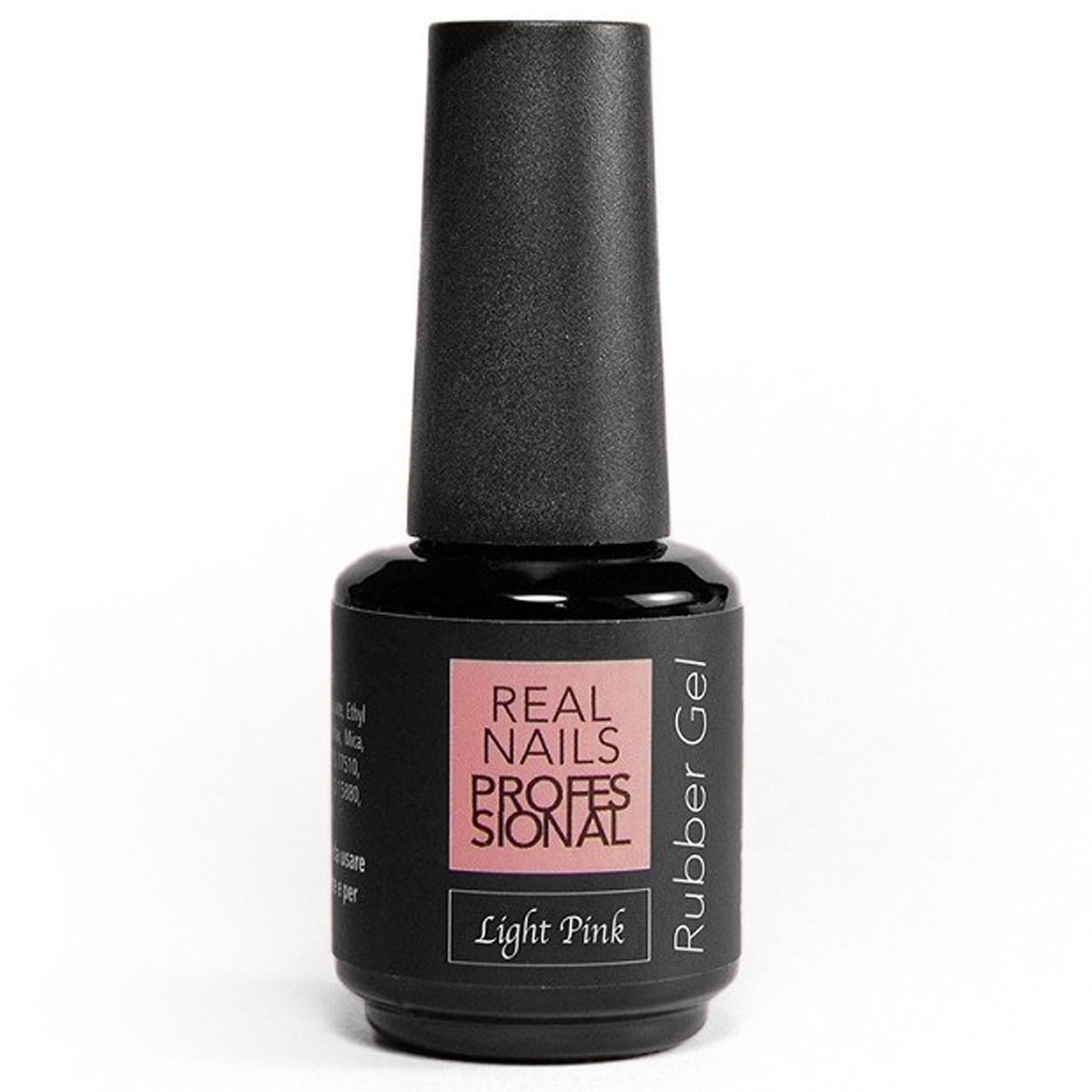 Real Nails Professional Gel Base Rubber 15ml - Light Pink