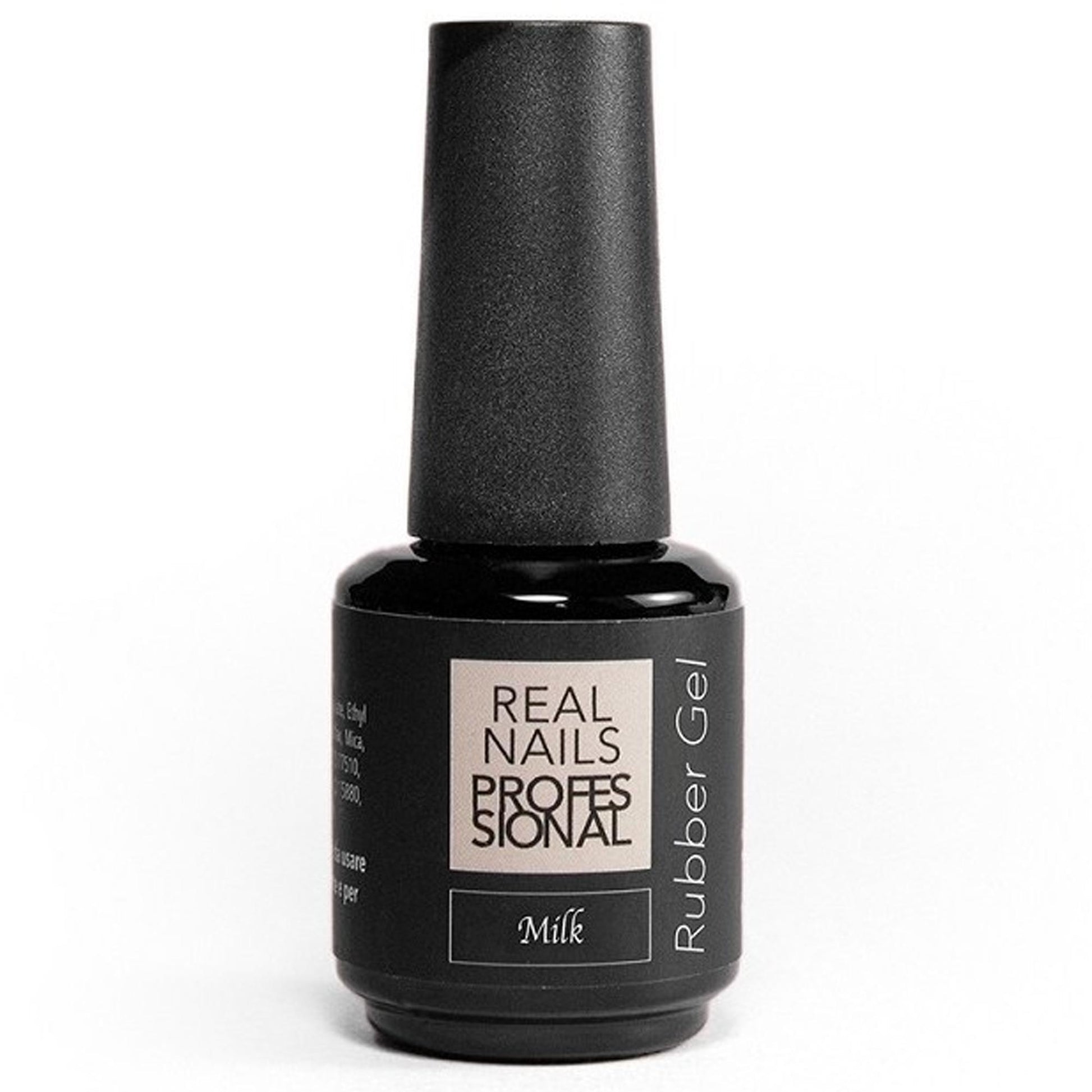 Real Nails Professional Gel Base Rubber 15ml - Milk