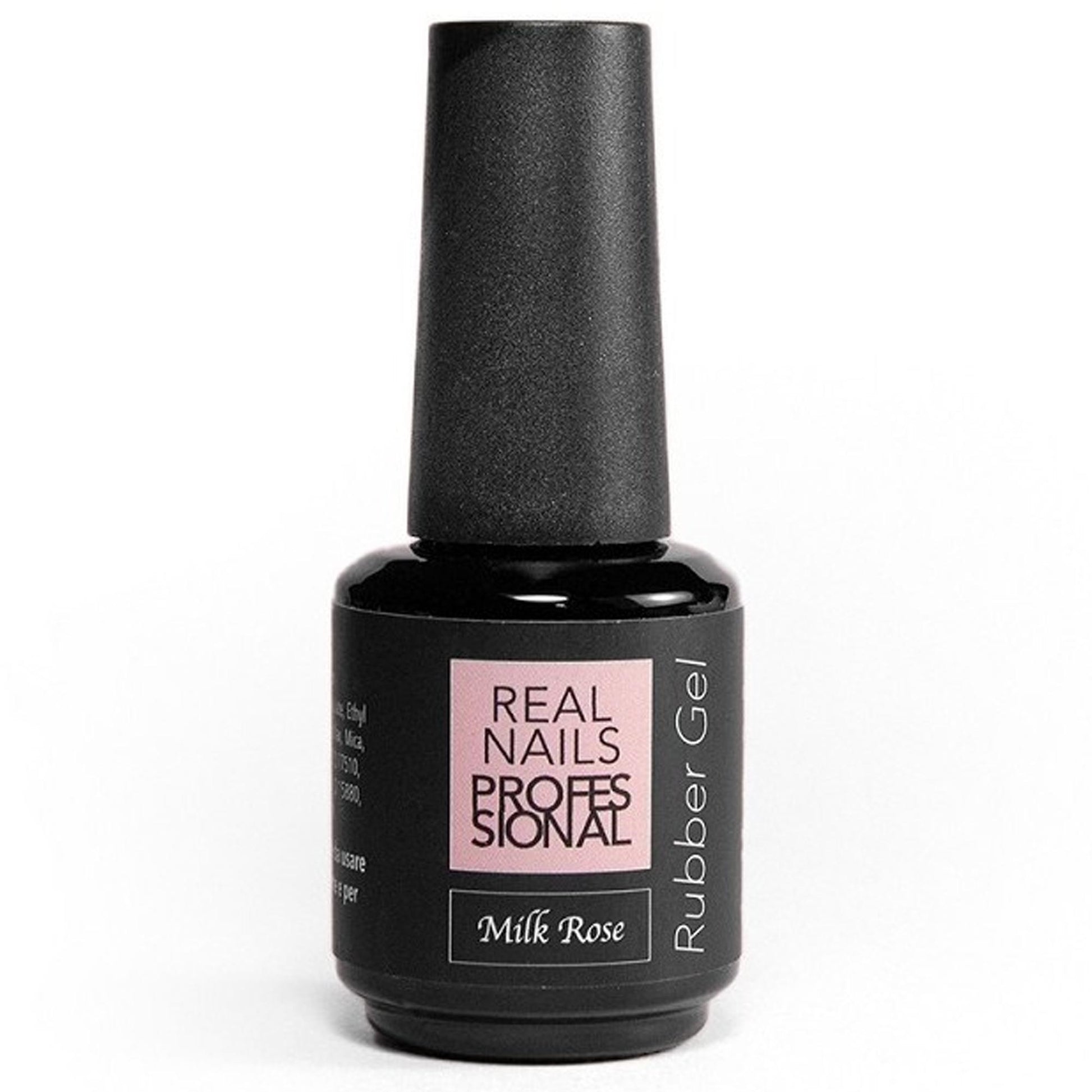 Real Nails Professional Gel Base Rubber 15ml - Milk Rose
