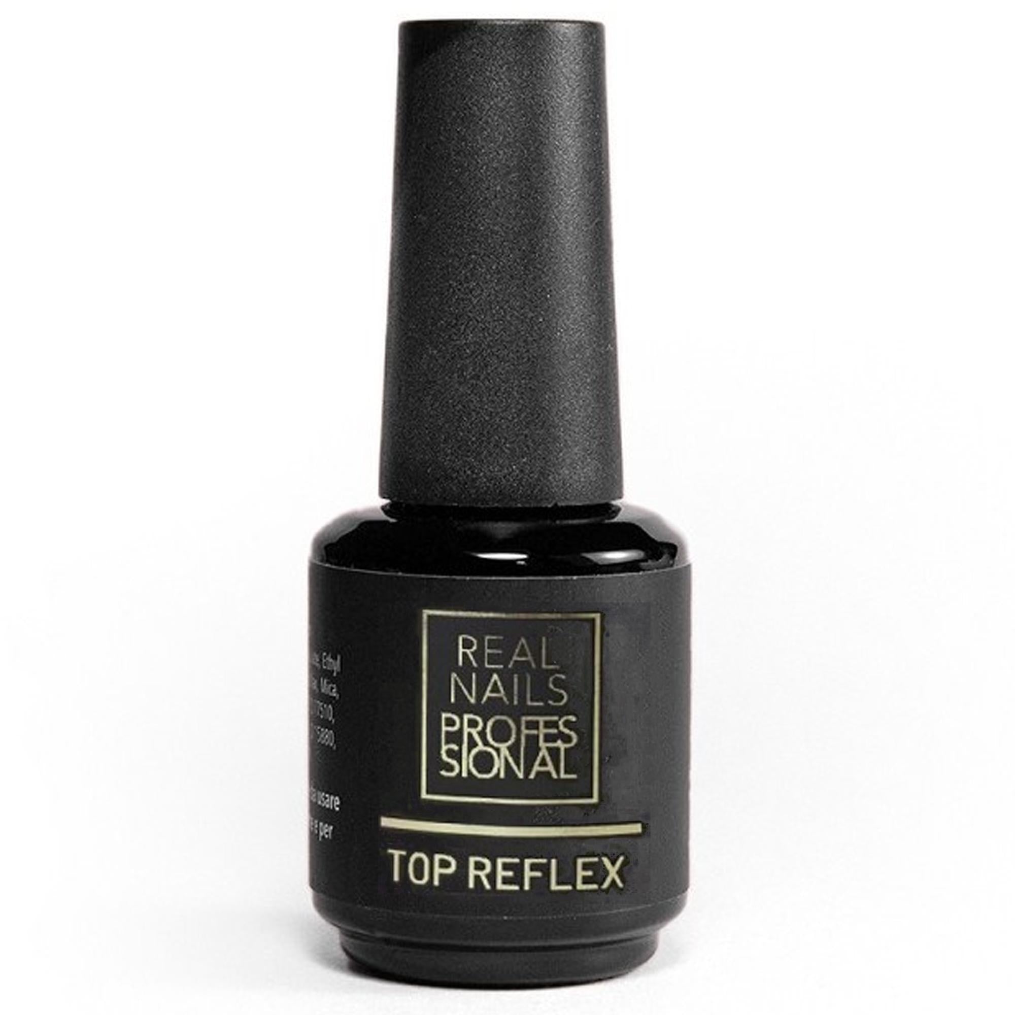 Real Nails Professional Top Reflex 15ml - Gold