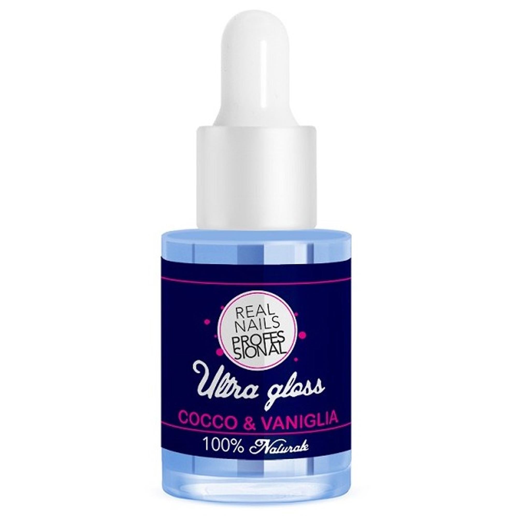 Real Nails Professional Ultra Gloss 15ml - Cocco e Vaniglia