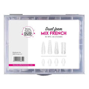 Real Nails Professional Dual Form Mix French 96 Tip 48 Stickers
