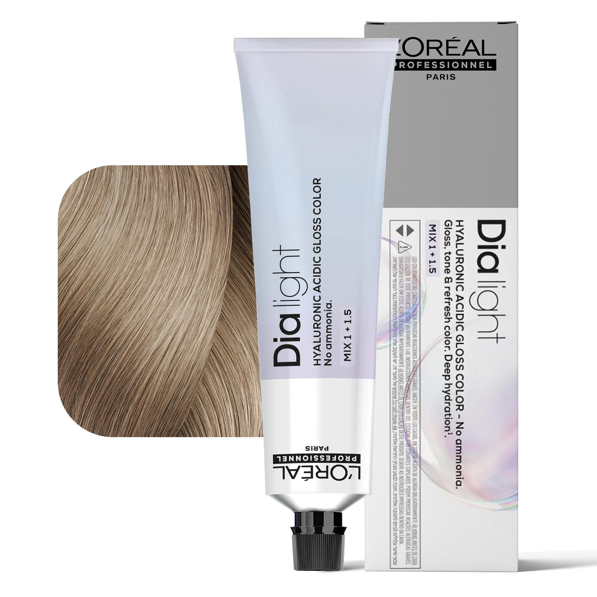 Loreal Dialight Tintura per Capelli Hyaluronic Acid Gloss Color 60ml - 10.12
