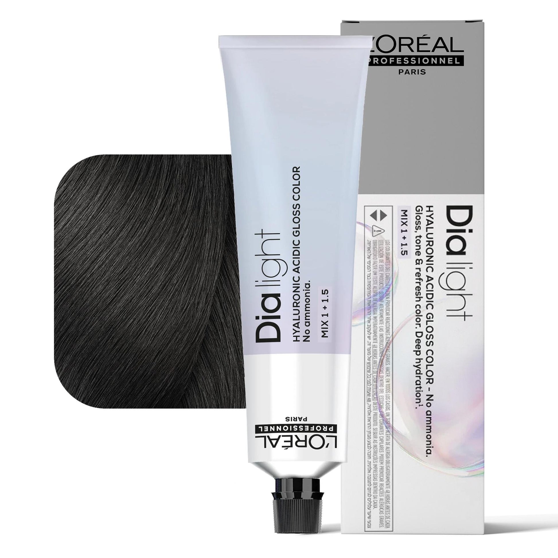 Loreal Dialight Tintura per Capelli Hyaluronic Acid Gloss Color 60ml - 4