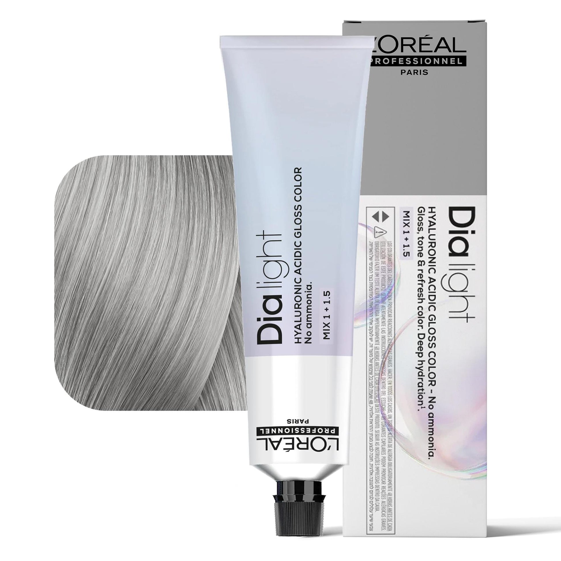 Loreal Dialight Tintura per Capelli Hyaluronic Acid Gloss Color 60ml - 9.1