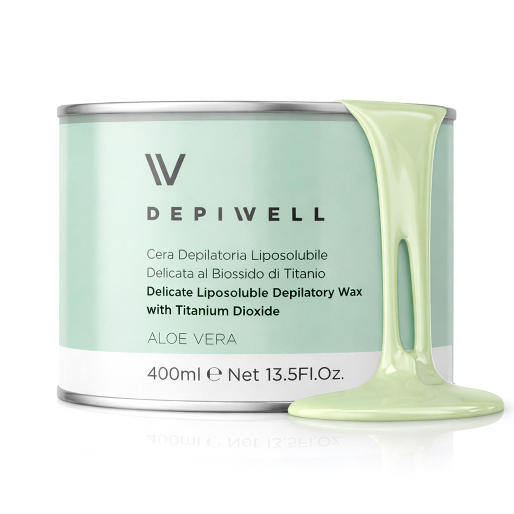 Depiwell Cera Epilatoria Liposolubile 400ml - Aloe Vera
