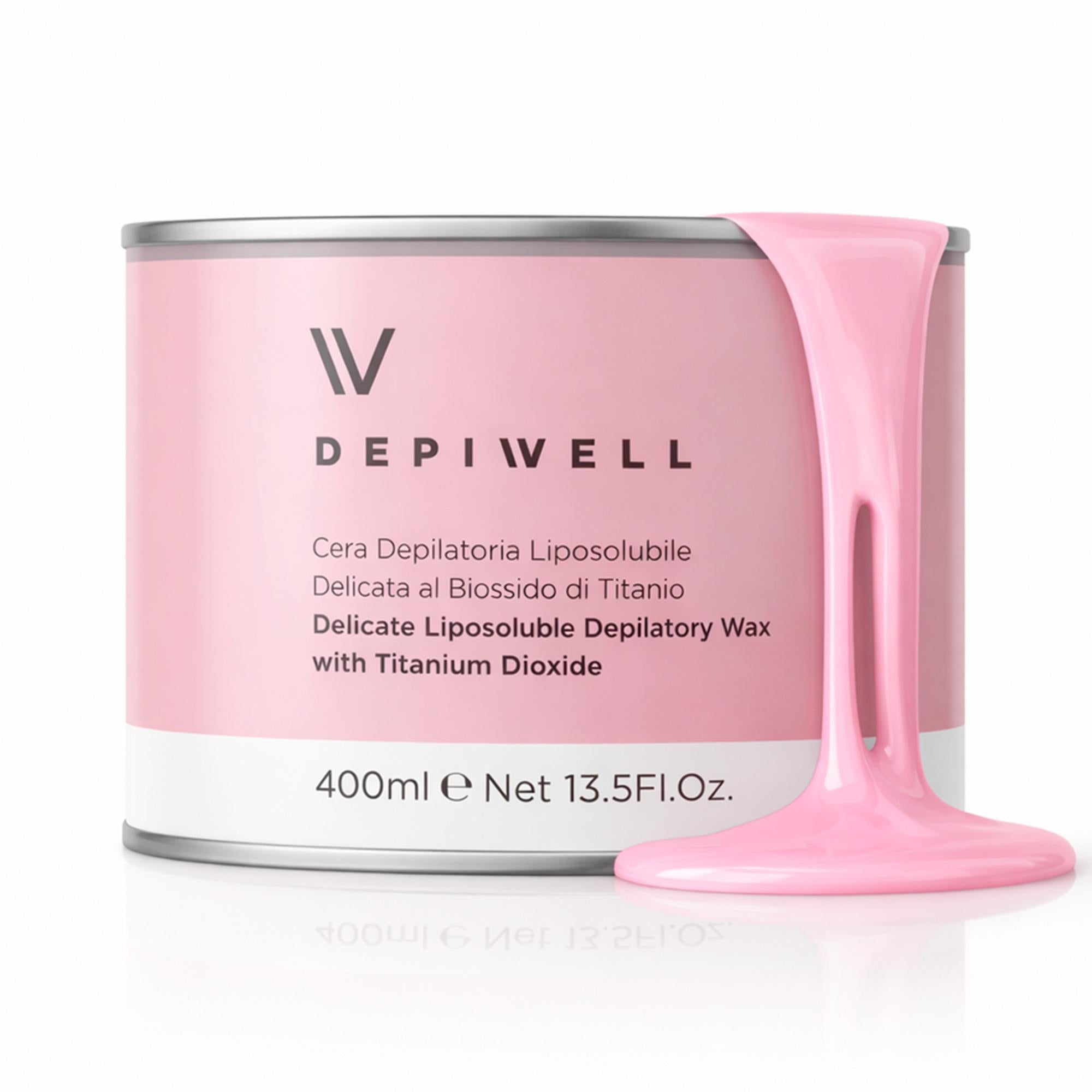 Depiwell Cera Epilatoria Liposolubile 400ml - Titanio