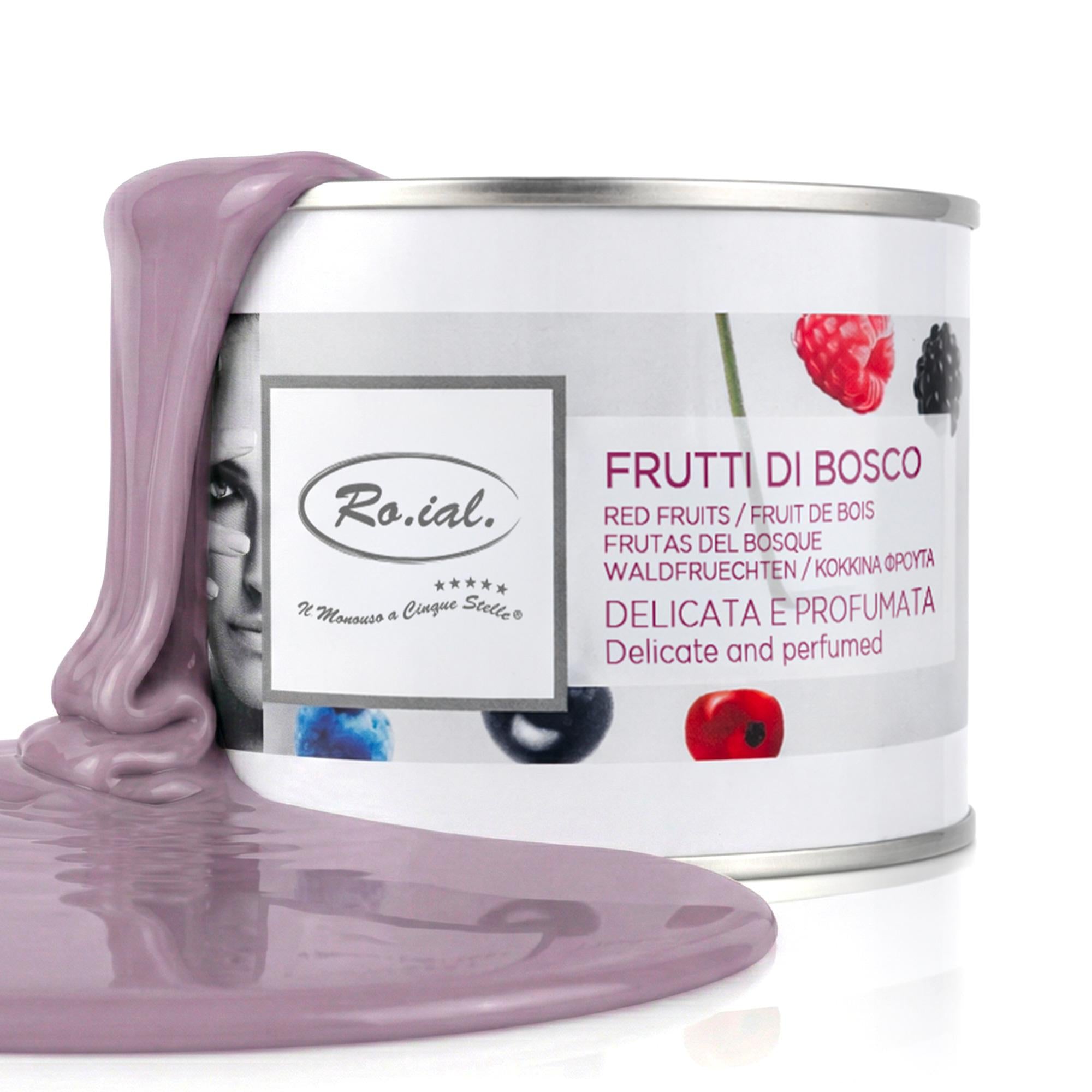 Roial Cera Epilatoria Liposolubile 400ml - Frutti di Bosco