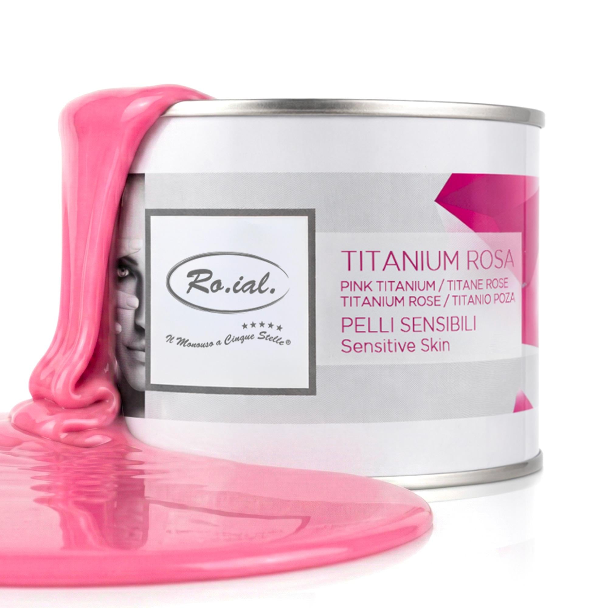Roial Cera Epilatoria Liposolubile 400ml - Titanio Rosa