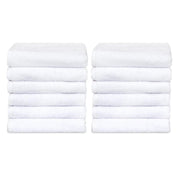 Sibel Invincible Kit 12 Asciugamani in Cotone 50x80cm - Bianco
