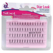 Sibel Star Look Individual Ciglia Finte a Ciuffetti - M