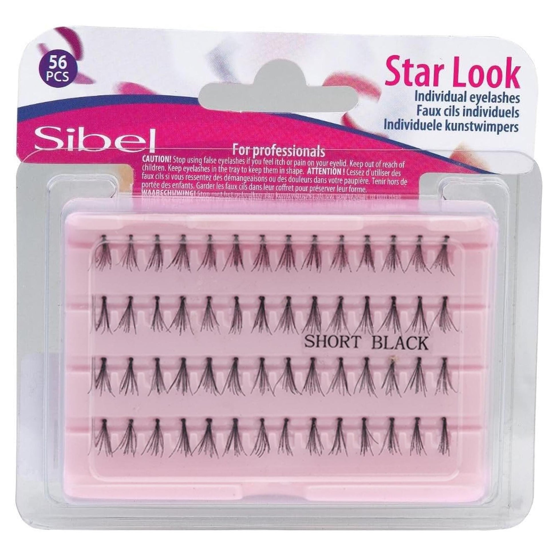 Sibel Star Look Individual Ciglia Finte a Ciuffetti - S