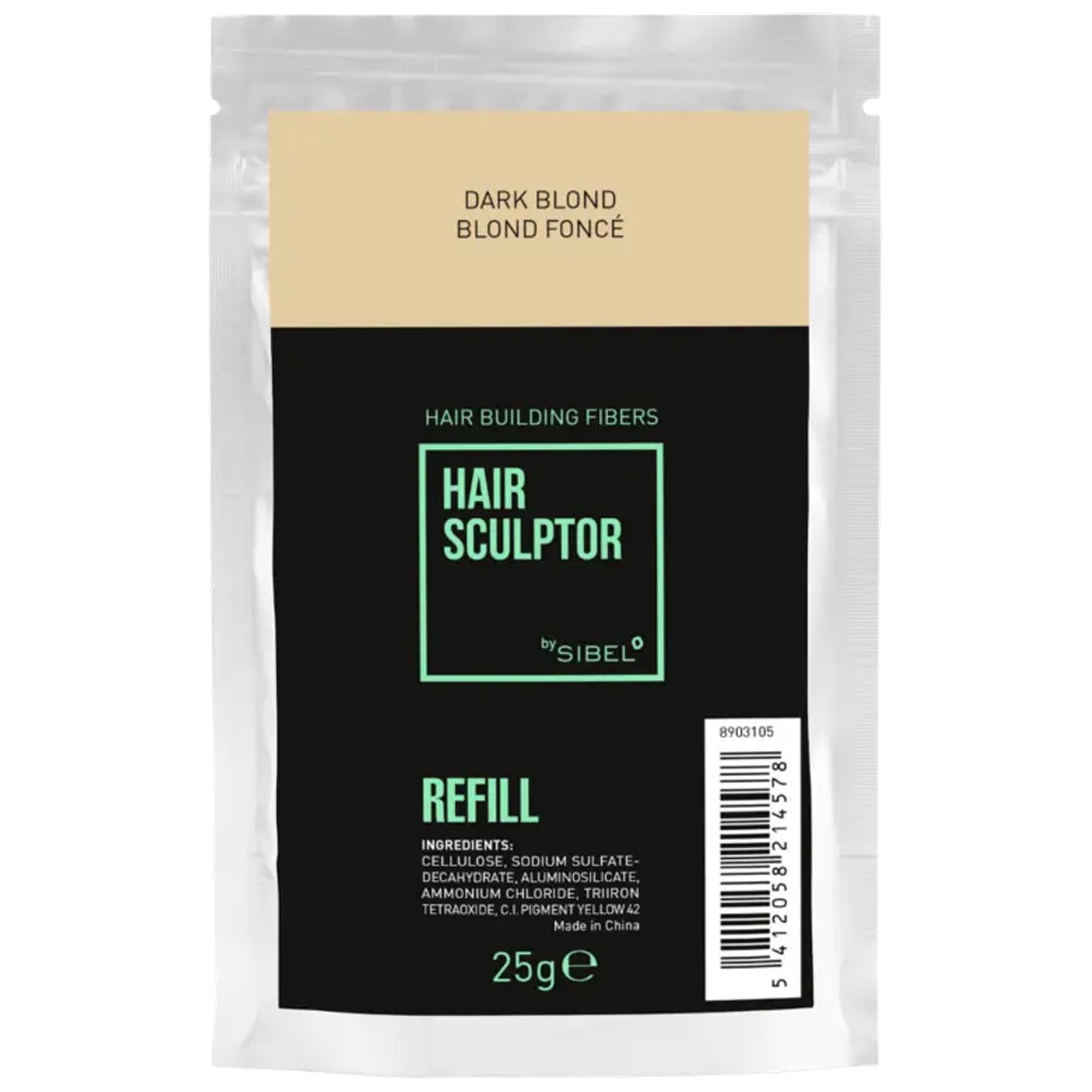 Sibel Hair Sculptor Building Fibre per Capelli Ricarica 25gr - Dark Blonde