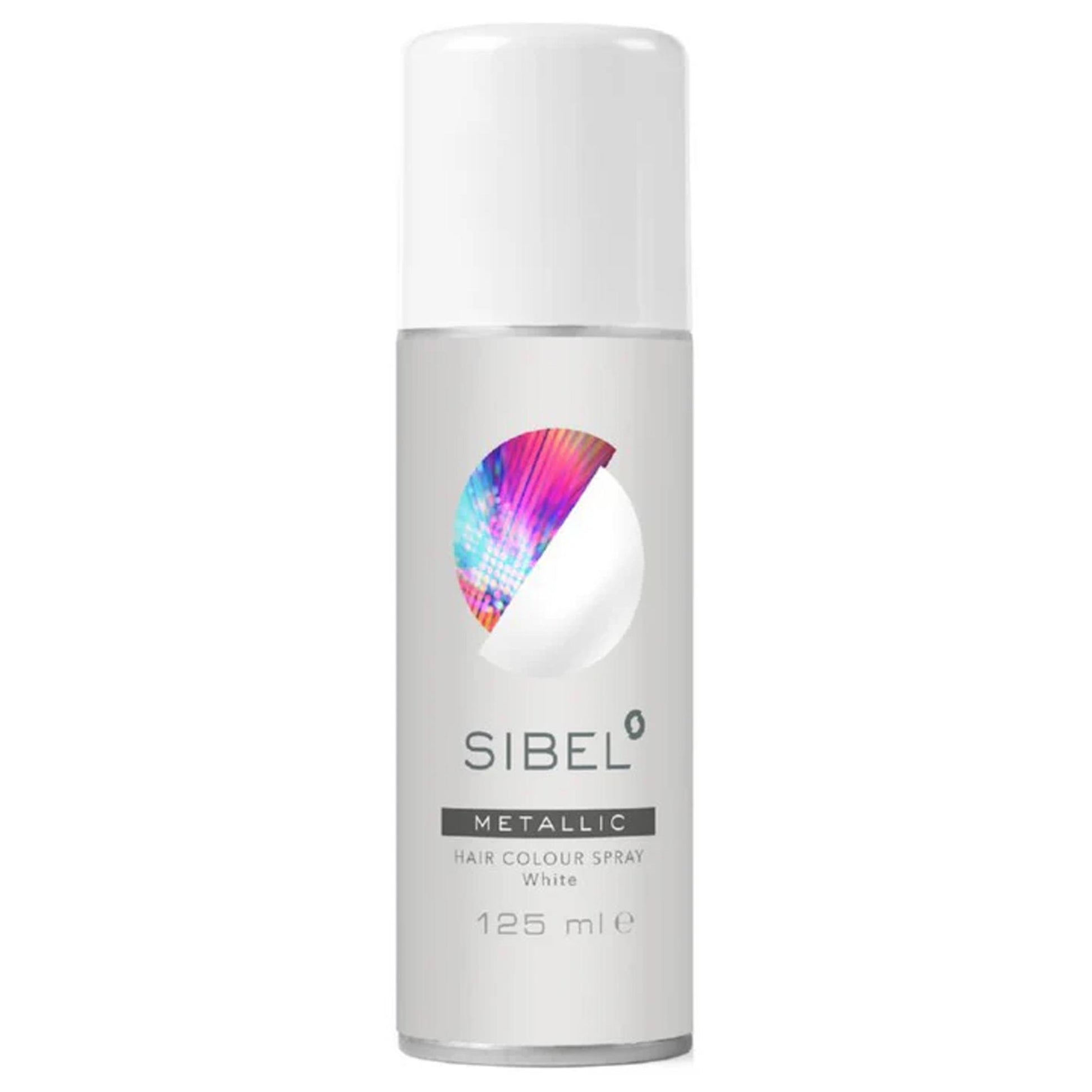 Sibel Metallic Spray Colorante Temporaneo per Capelli 125ml - White