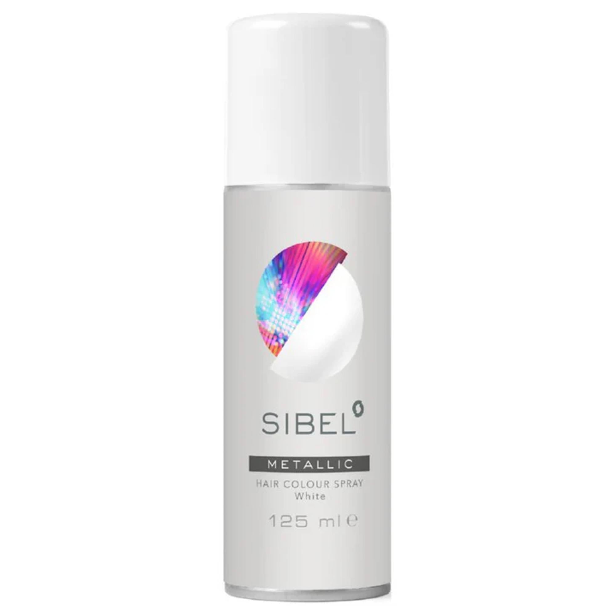 Sibel Metallic Spray Colorante Temporaneo per Capelli 125ml - White