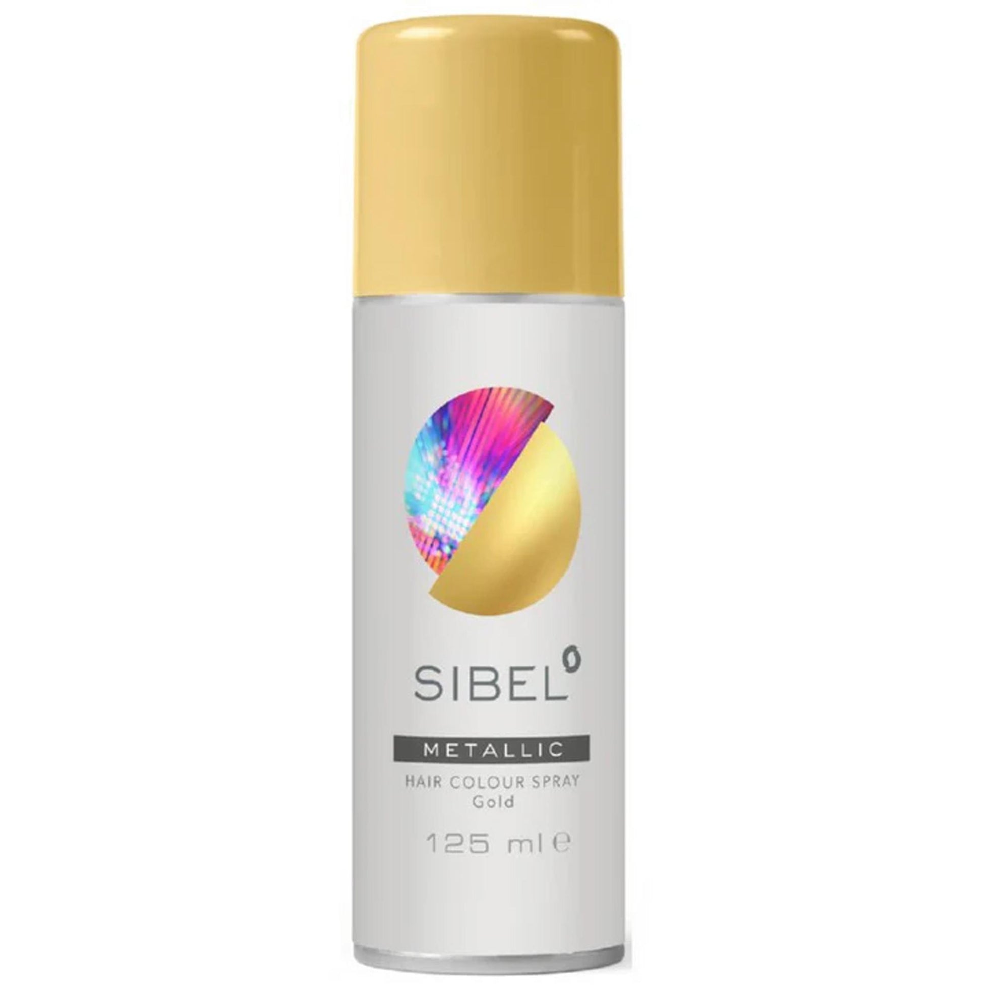 Sibel Metallic Spray Colorante Temporaneo per Capelli 125ml - Gold